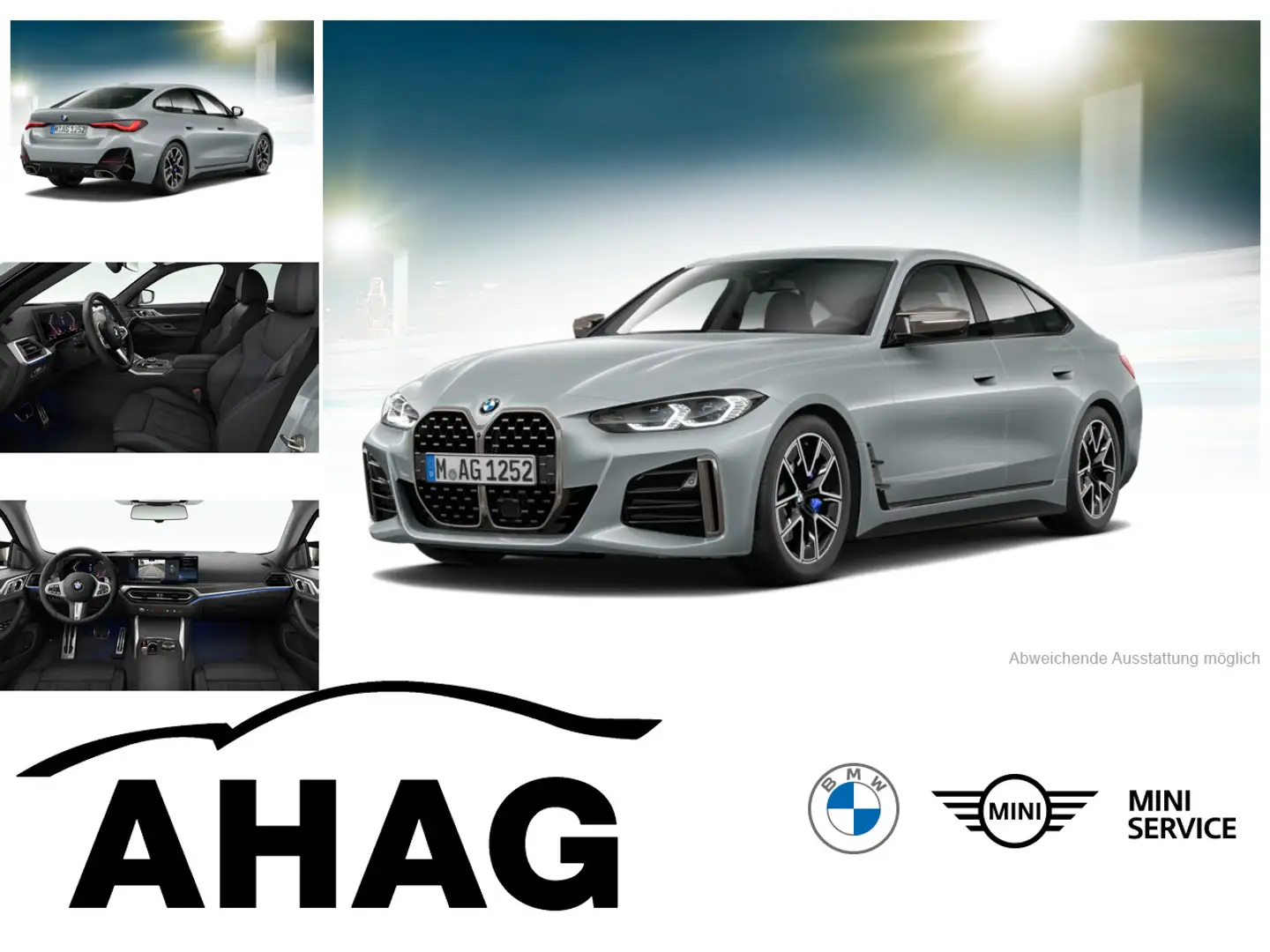 BMW 440 M440i Gran Coupe Sport Aut. Standhzg. Klimaaut. Grau - 1