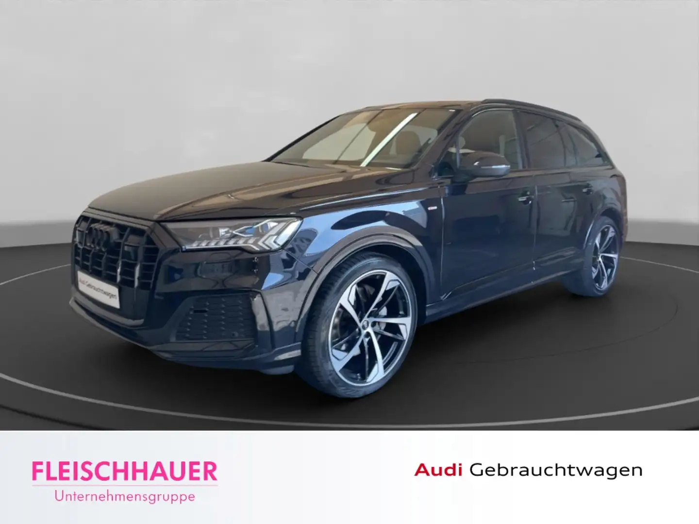 Audi Q7 50 TDI quattro S line 7-Sitzer Matrix LED ACC Luft Schwarz - 1