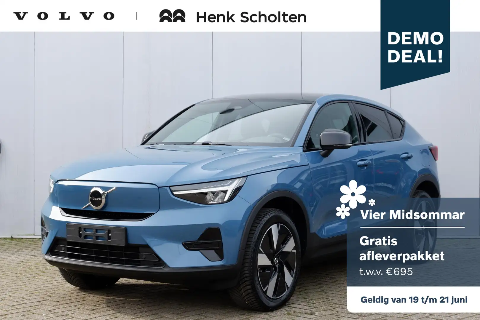 Volvo EC40 Single Motor Extended Range 82 kWh Plus | Verwarmd Blauw - 1