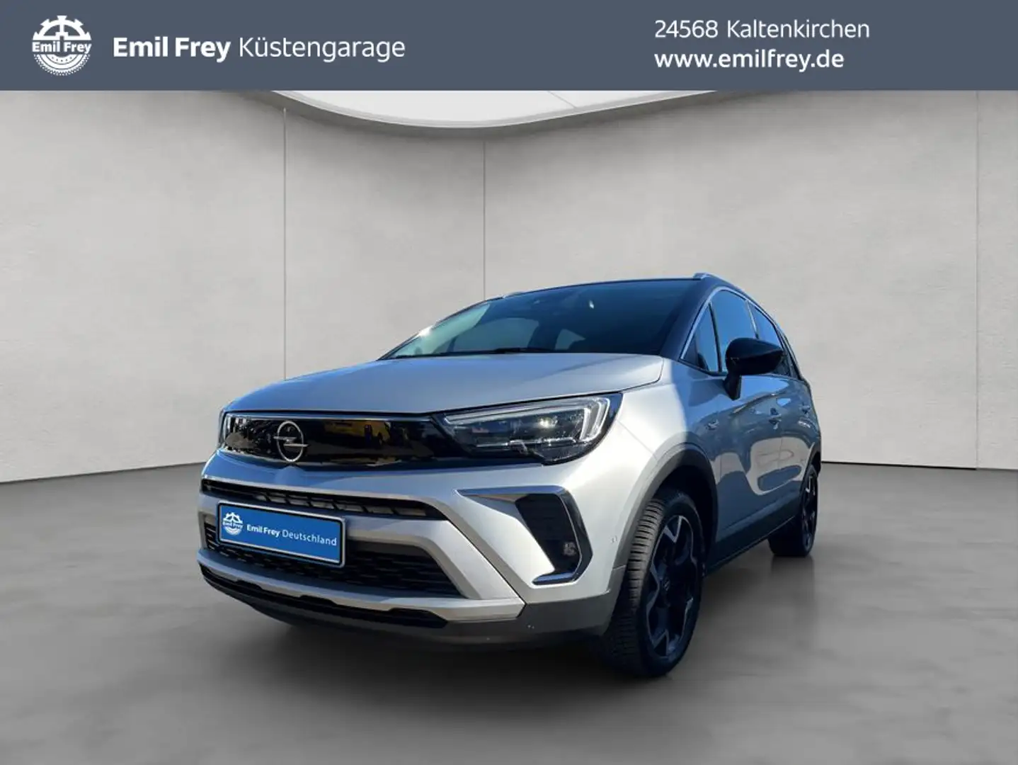 Opel Crossland Crossland 1.2 Automatik Elegance GJR AHK LED Silber - 1