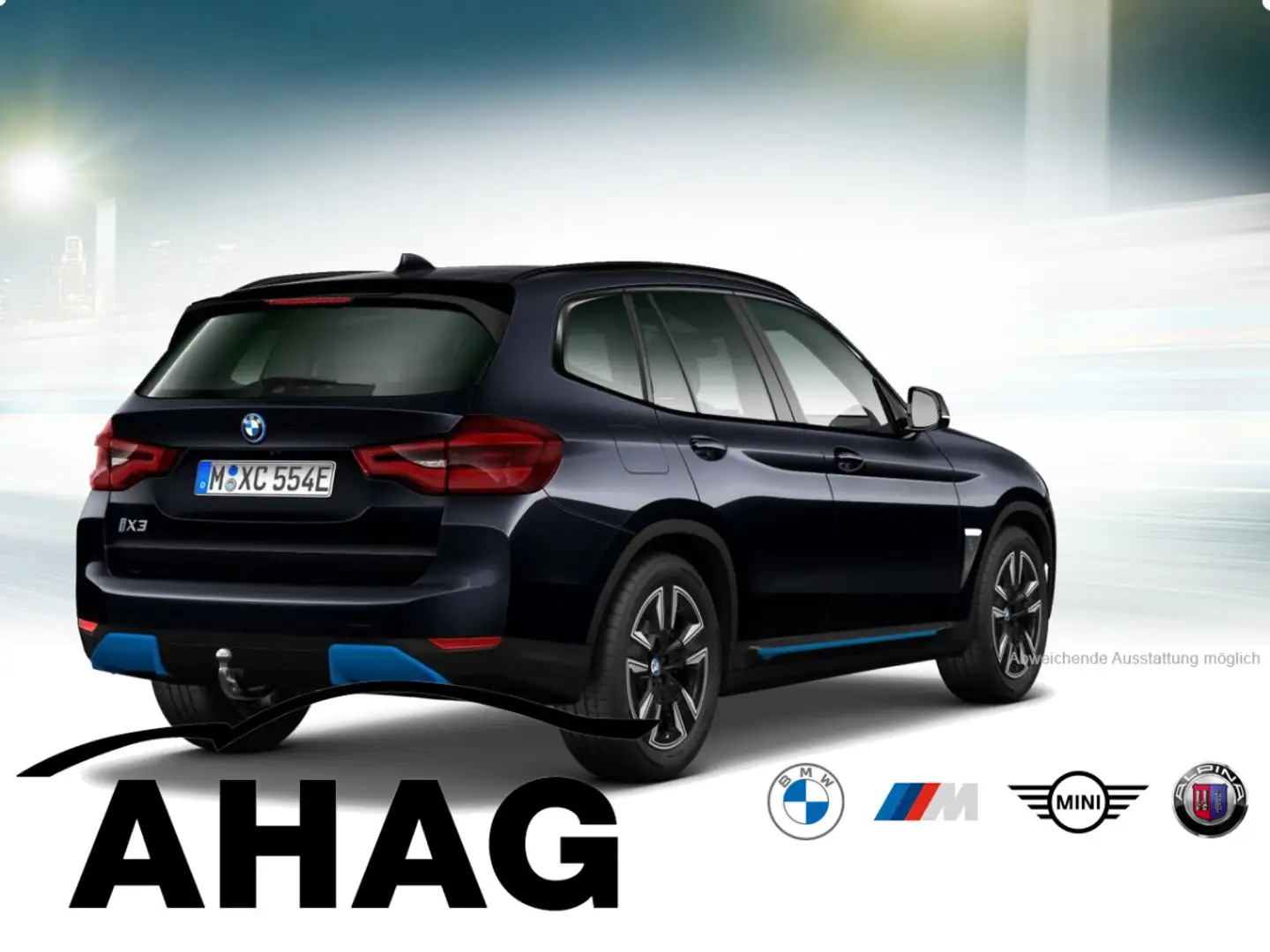 BMW iX3 ix3 80KWH INSPIRING Auto EDC Klimaaut. AHK Negru - 2