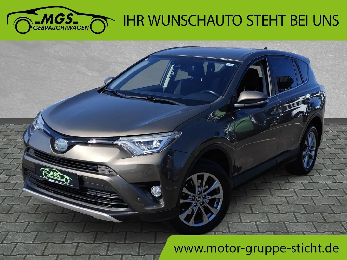 Toyota RAV 4 Hybrid Edition 2.5 16V PDCv #Metallic #LED Braun - 1