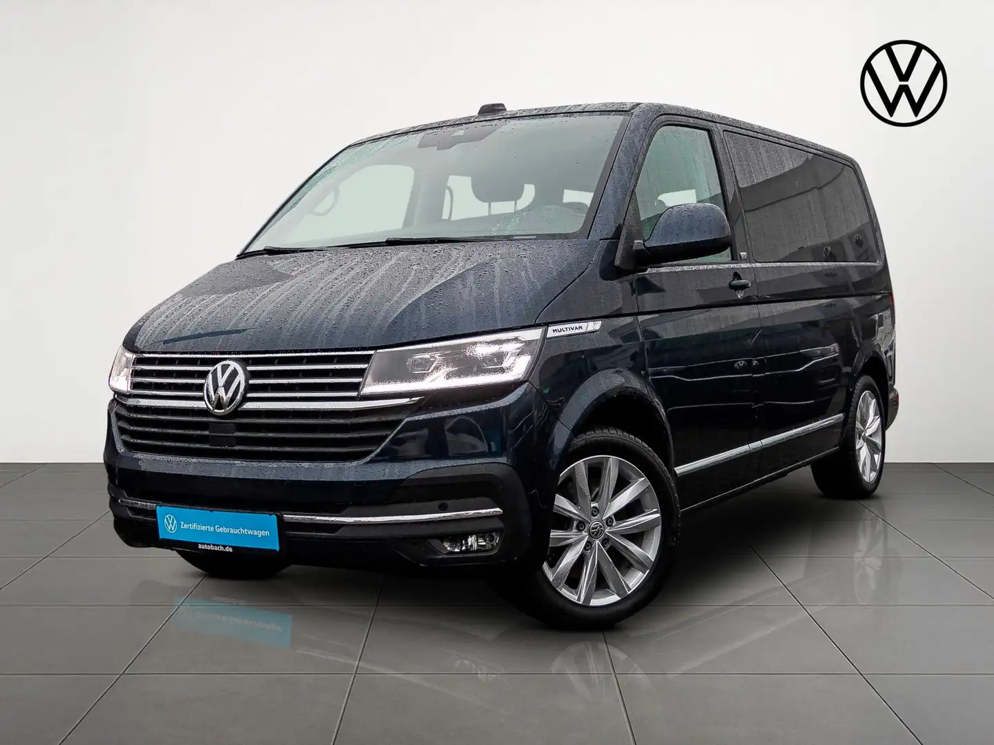 Volkswagen T6.1 Multivan 2.0 TDI DSG, Generation Six, AHK, Bleu - 2
