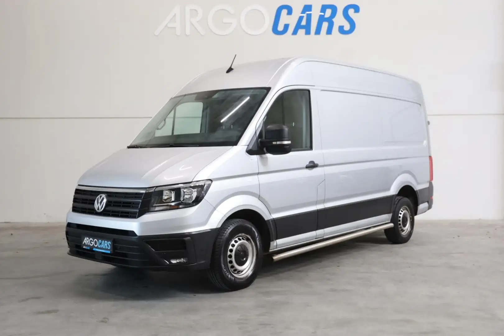 Volkswagen Crafter HIGHLINE L3/H3 140PK NAP AIRCO TREKHAAK NAVI CARPL Zilver - 1