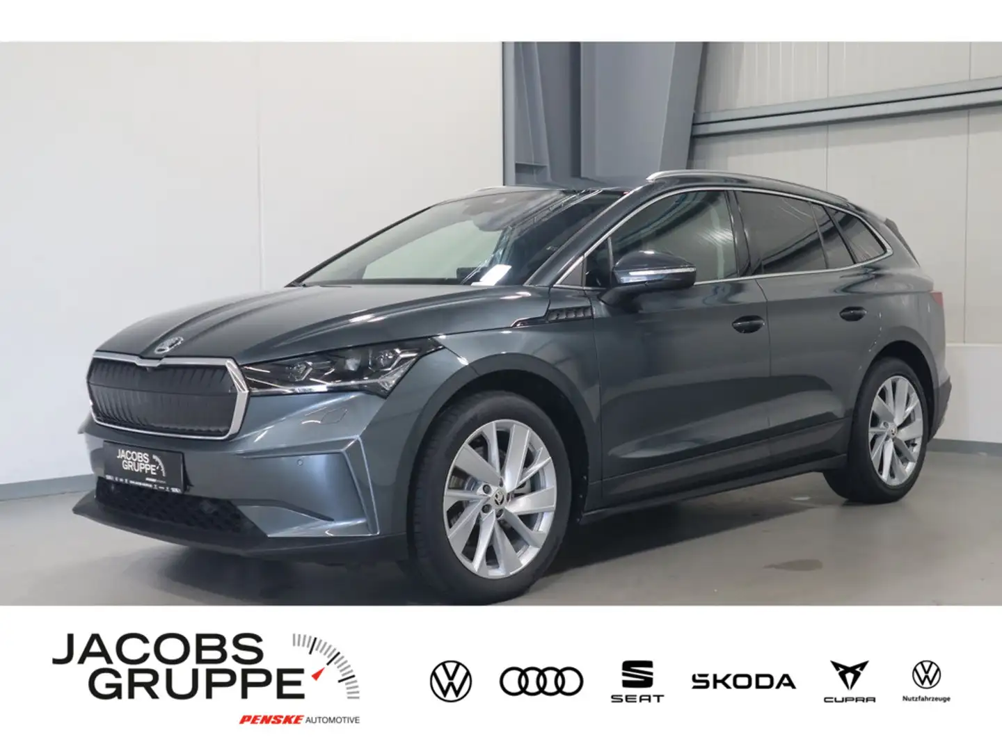 Skoda Enyaq 80 Suite Navi,WäPu,Matrix,Leder,SHZ Grigio - 1