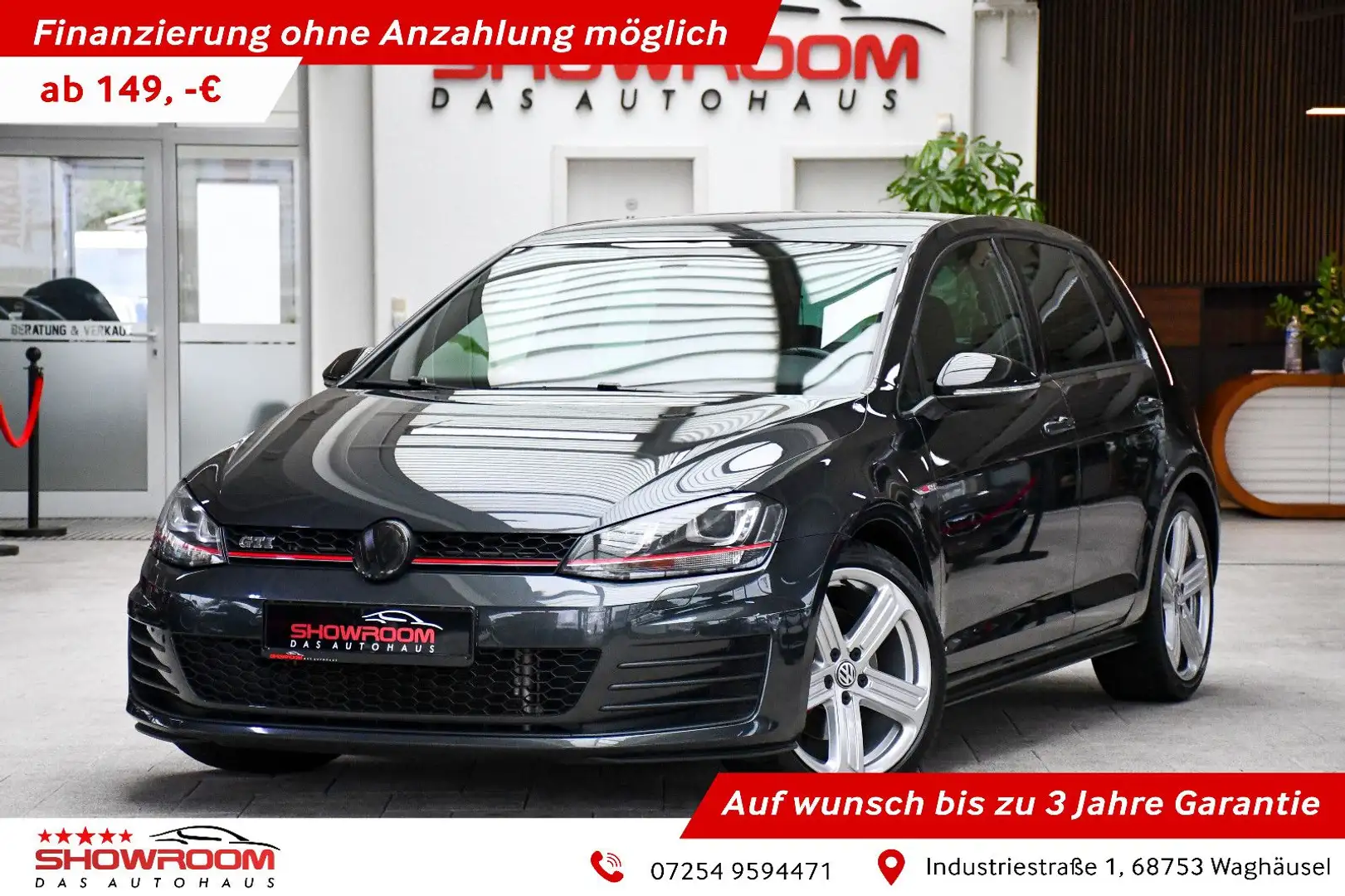 Volkswagen Golf VII Lim. GTI BMT Navi Bi-Xenon Shz Ahk 2.Hd Grau - 1