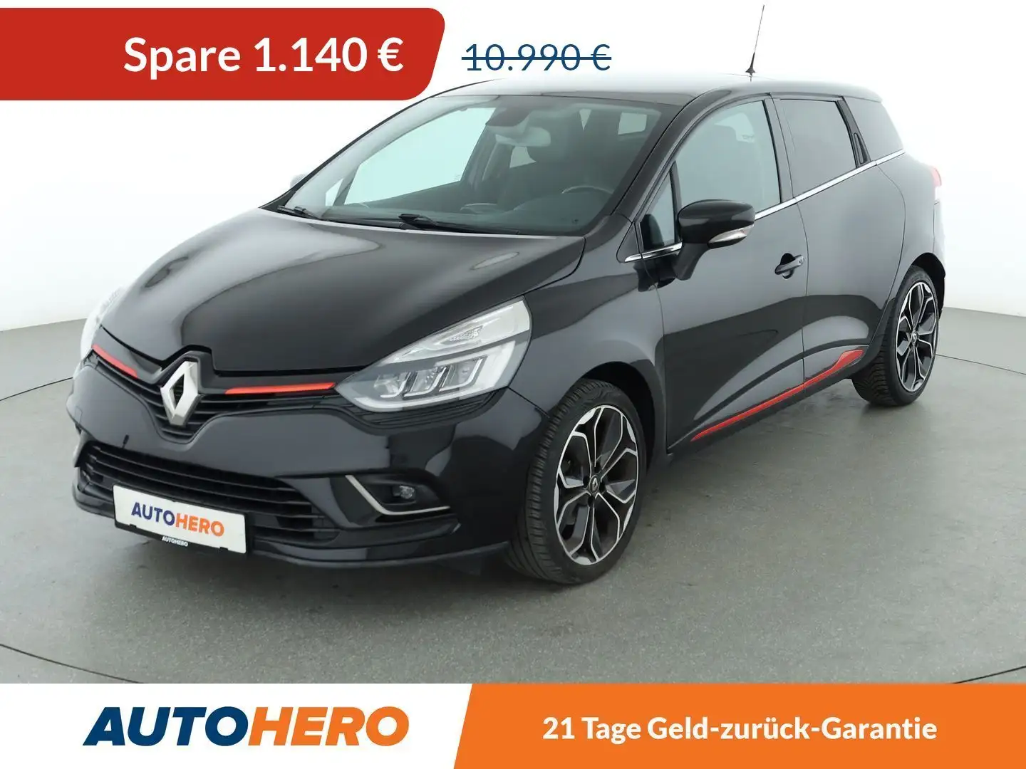 Renault Clio 0.9 Energy Intens *NAVI*TEMPO*PDC*SHZ*ALU* Schwarz - 1