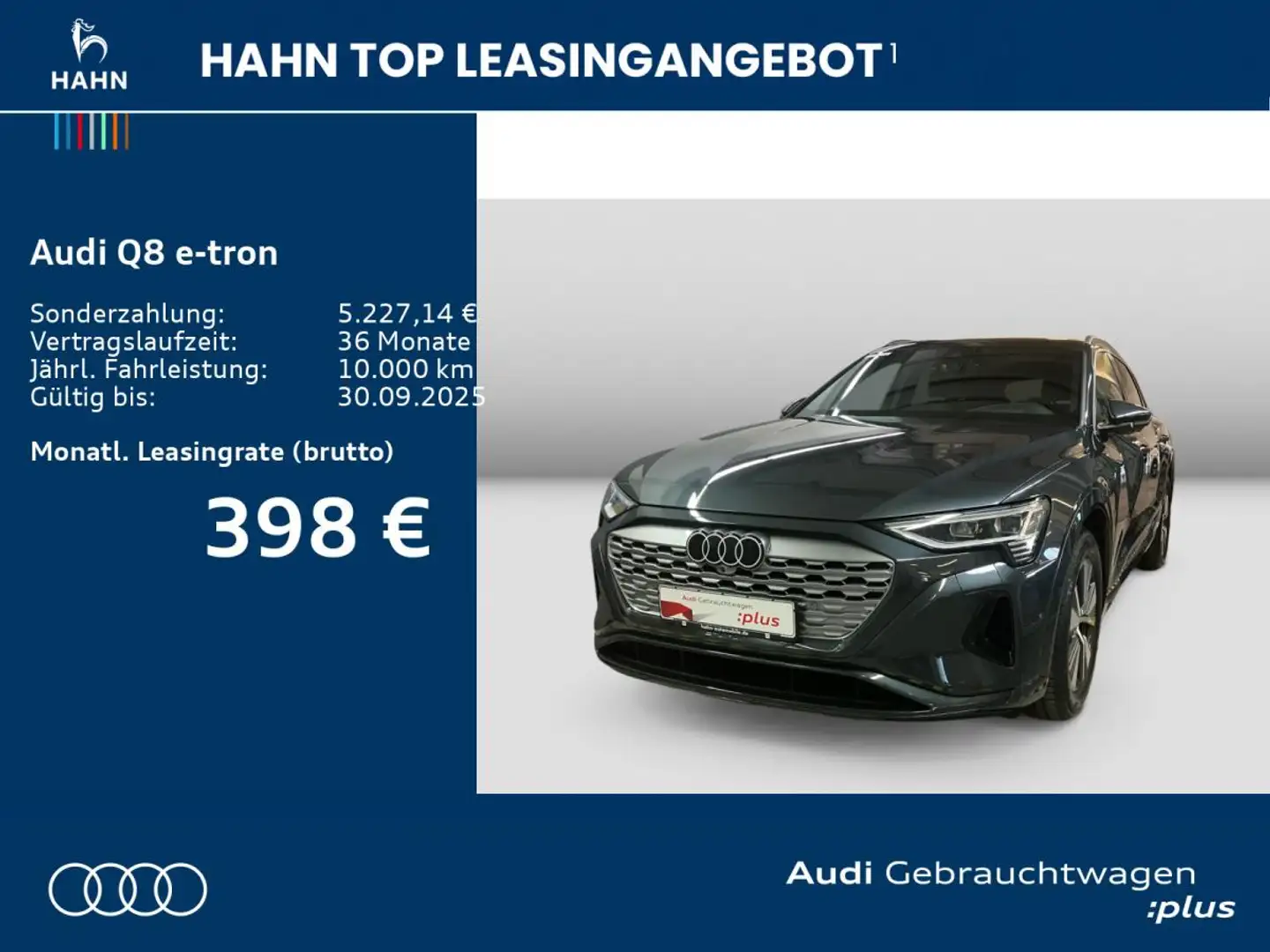 Audi Q8 e-tron 55 quattro advanced HUD Matrix AHK ACC Grau - 2