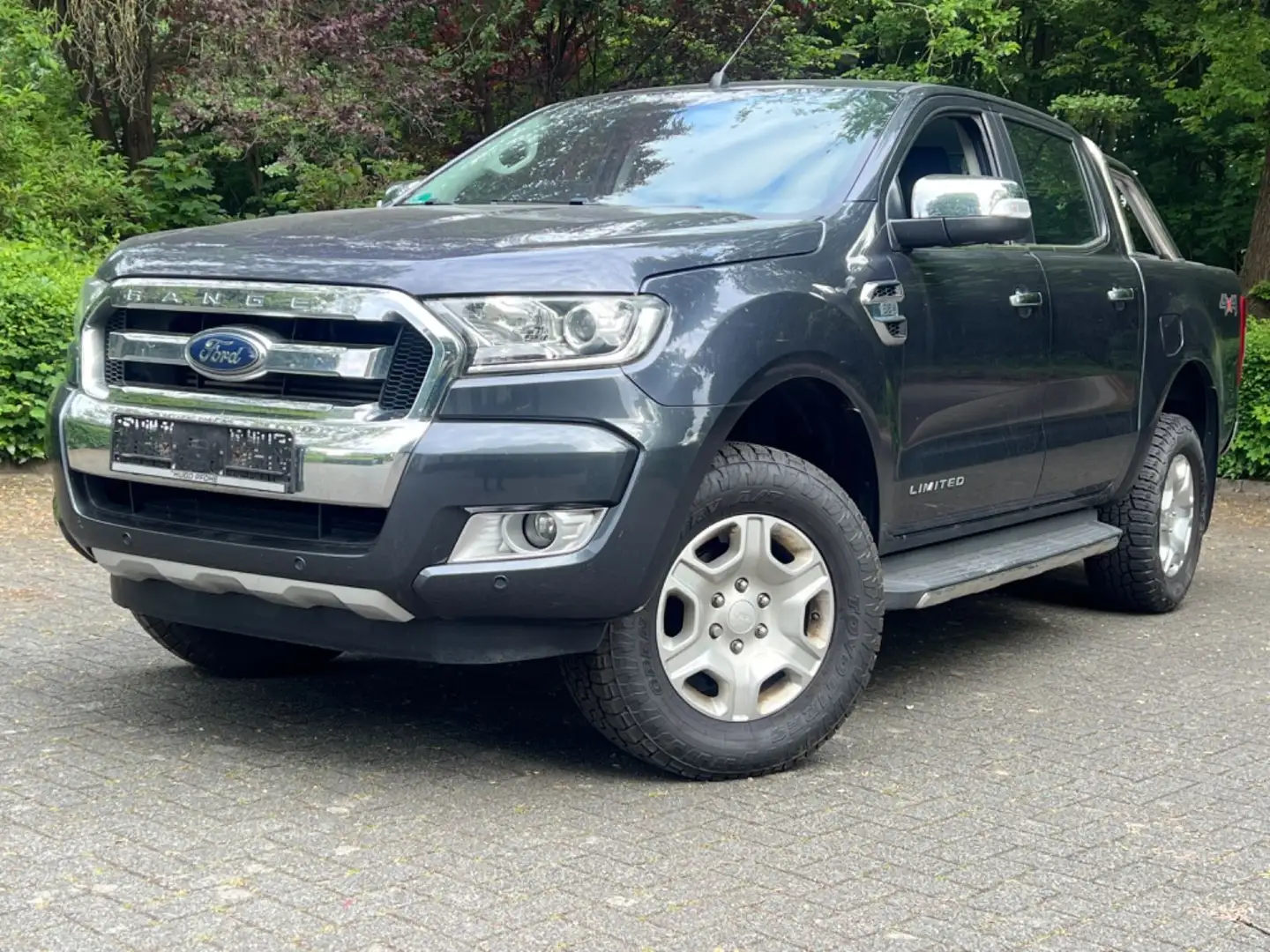 Ford Ranger Limited Doppelkabine 4x4|AUTOMATIK|1.HAND Grijs - 2