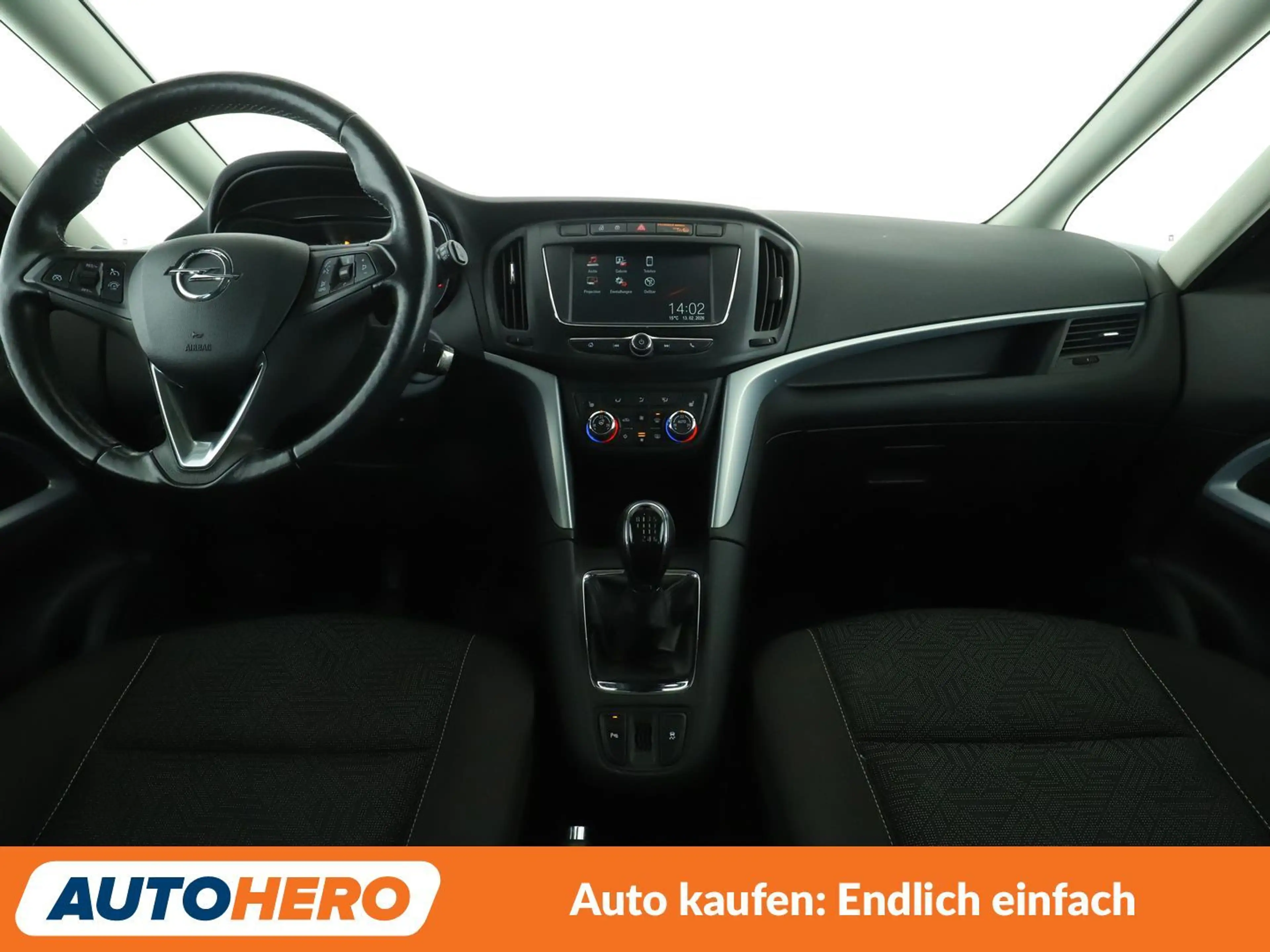 Opel Zafira Tourer 1.4 Turbo ON *TEMPO*PDC*SHZ*KLIMA*ALU*GARANTIE* — photo 12