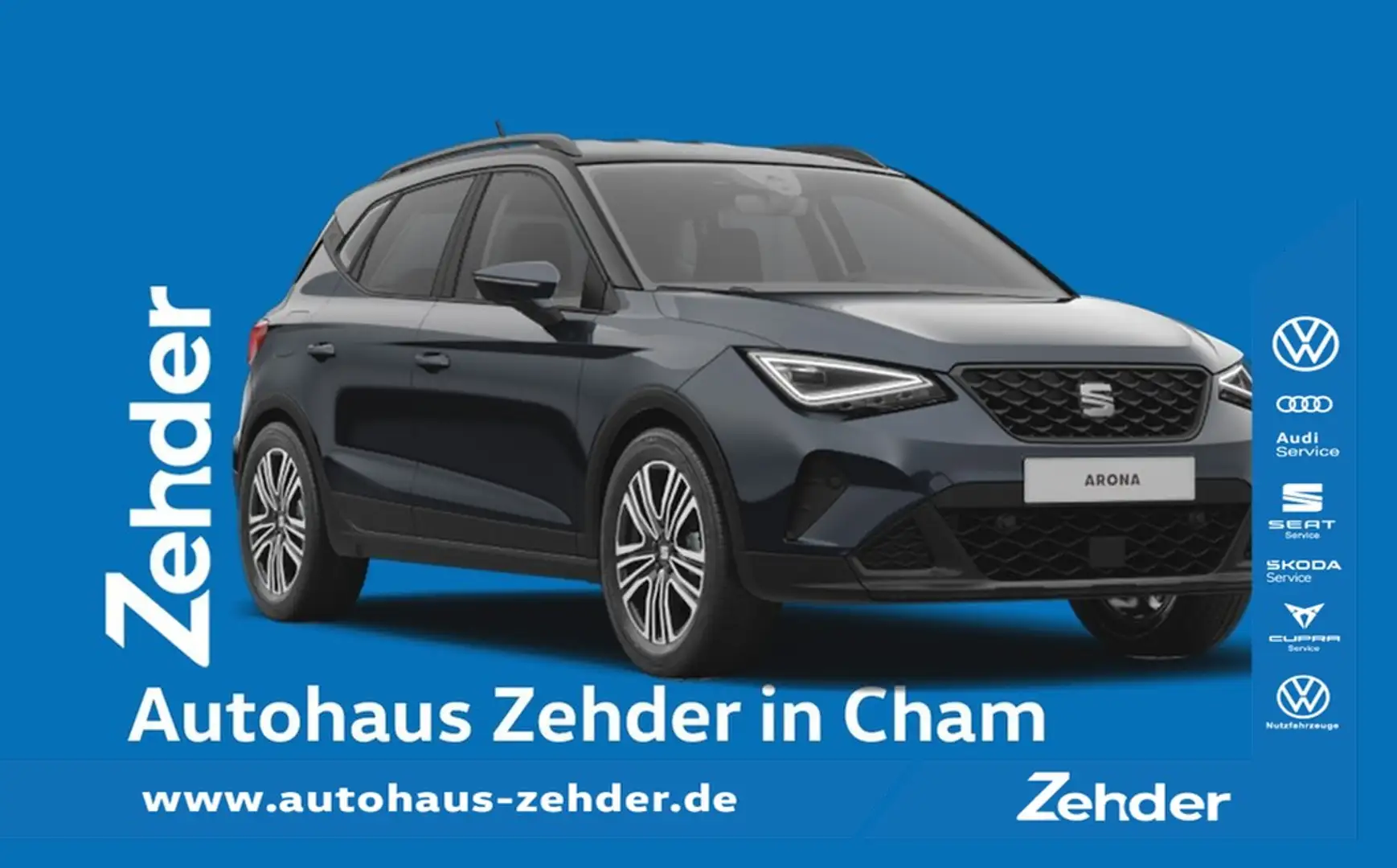 SEAT Arona Style 1.0 TSI 3x verfügbar ab August 2025 Voll-... Blau - 1