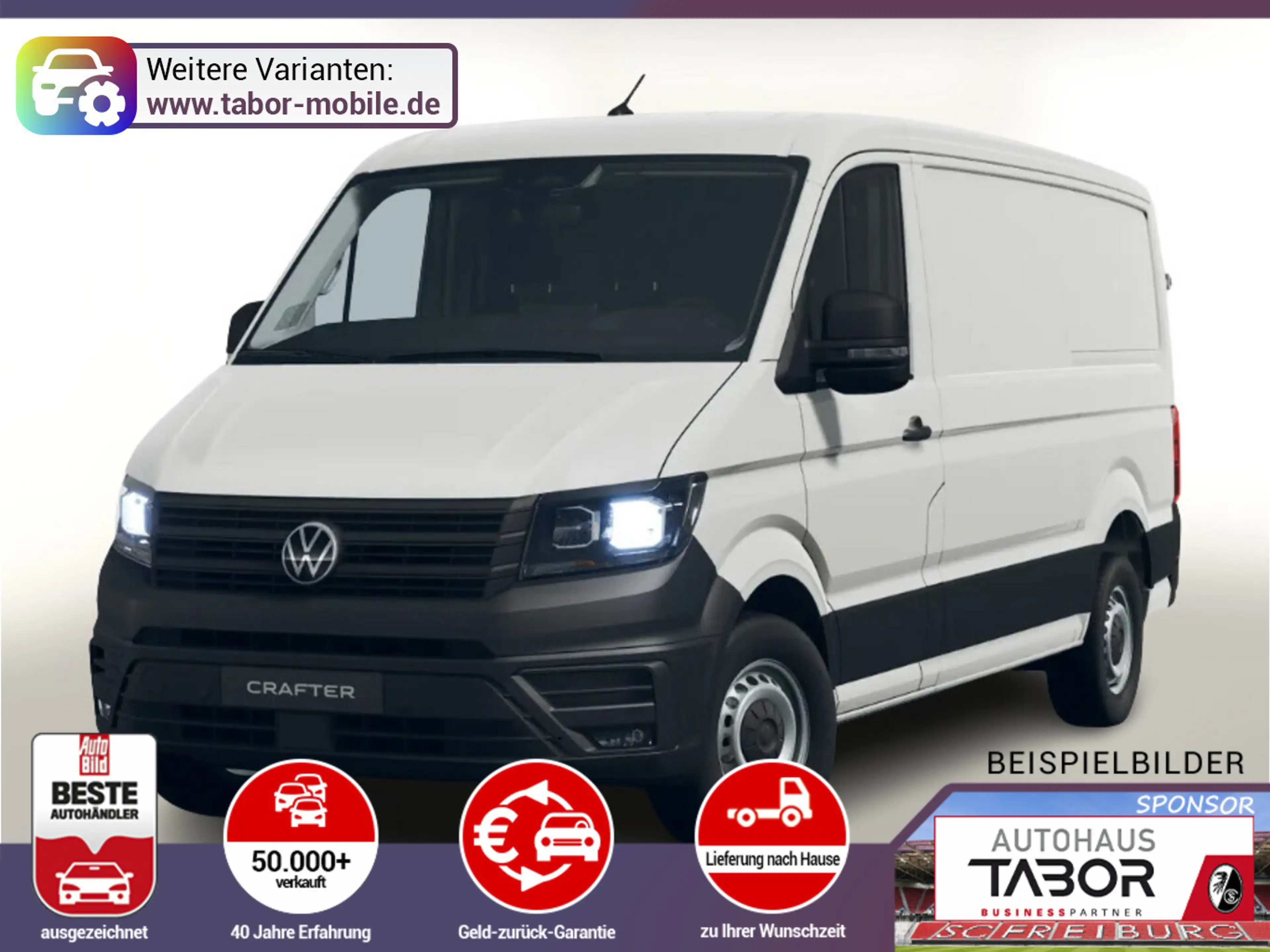 Volkswagen Crafter 35 AT8 L3H2 Kam Temp 2xPDC AppC UVP-39%*