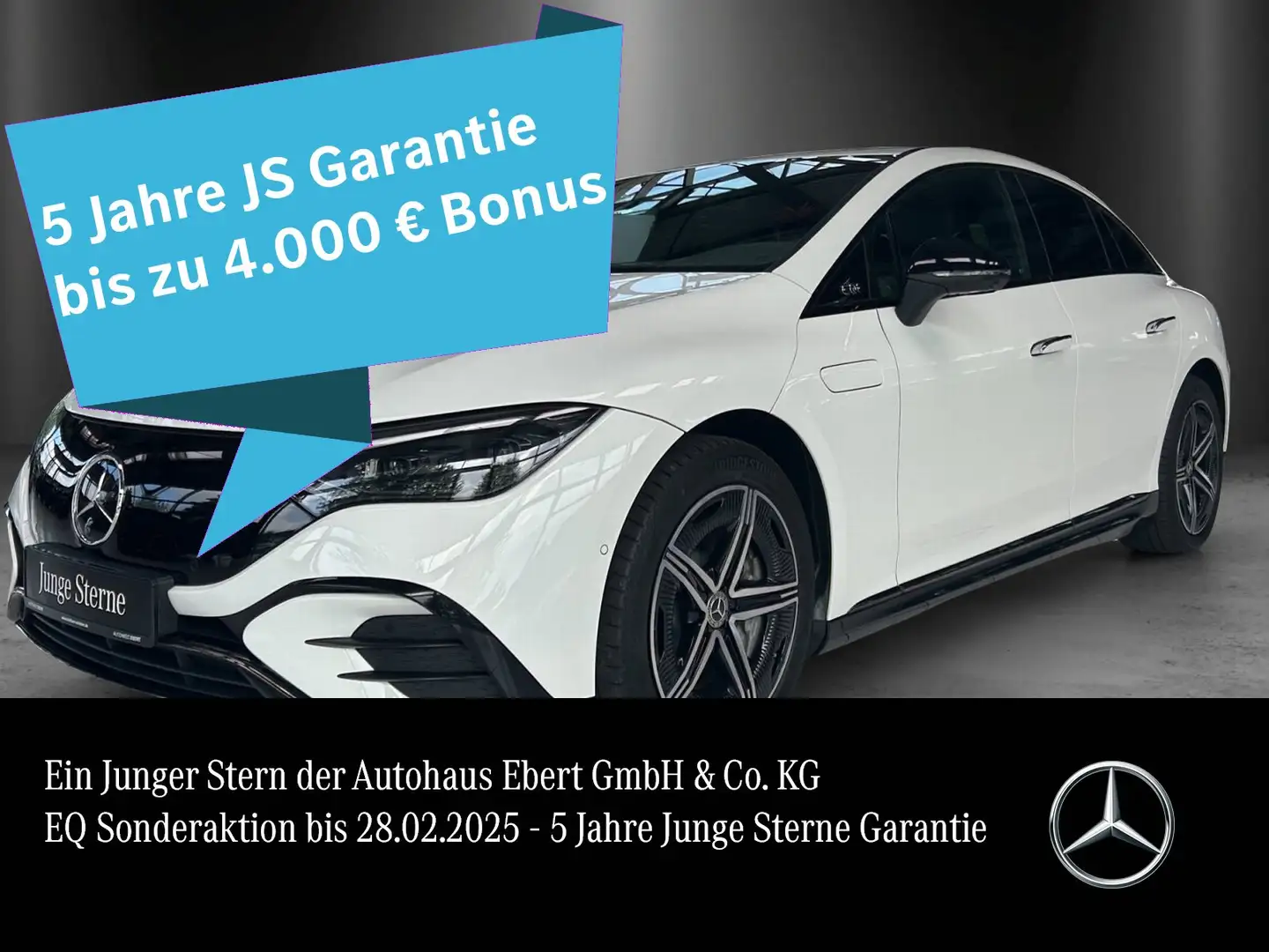 Mercedes-Benz EQE 350 EQE350 AMG Prem HYPER Masage AIRMATIC 10°HAL AHK Blanc - 1