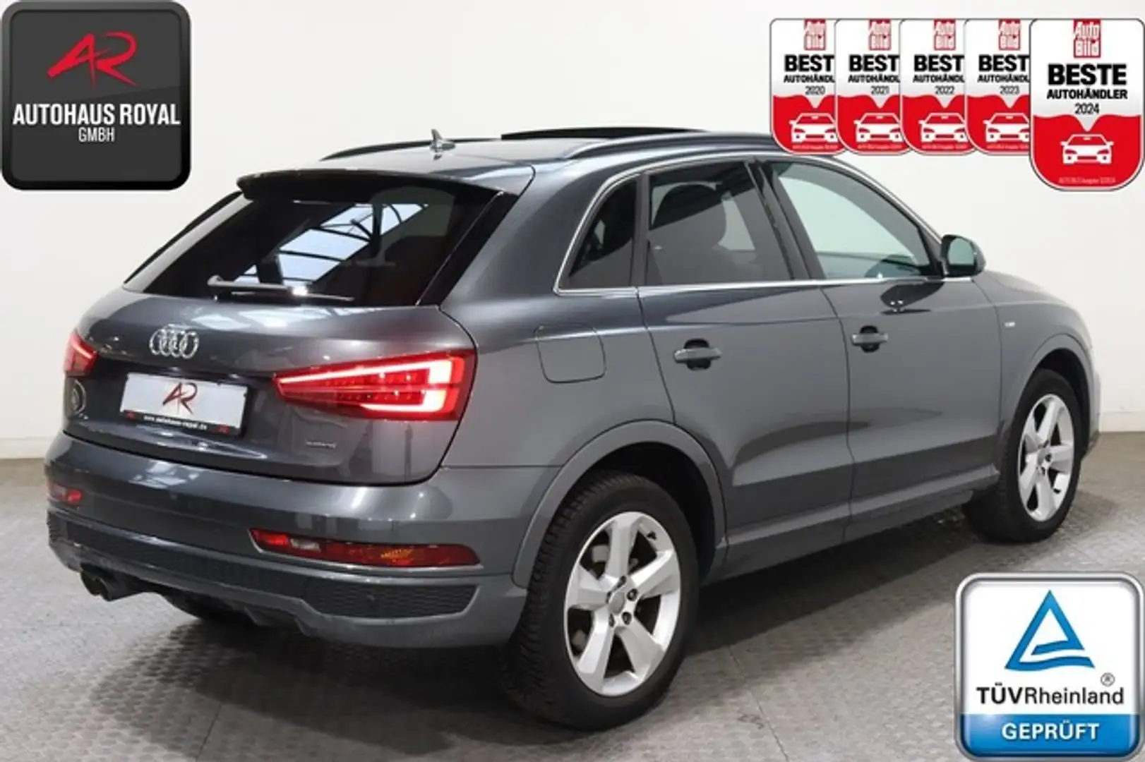 Audi Q3 2.0 TFSI qu S LINE AHK,LED,MAGNETIC-RIDE,SH Grau - 2