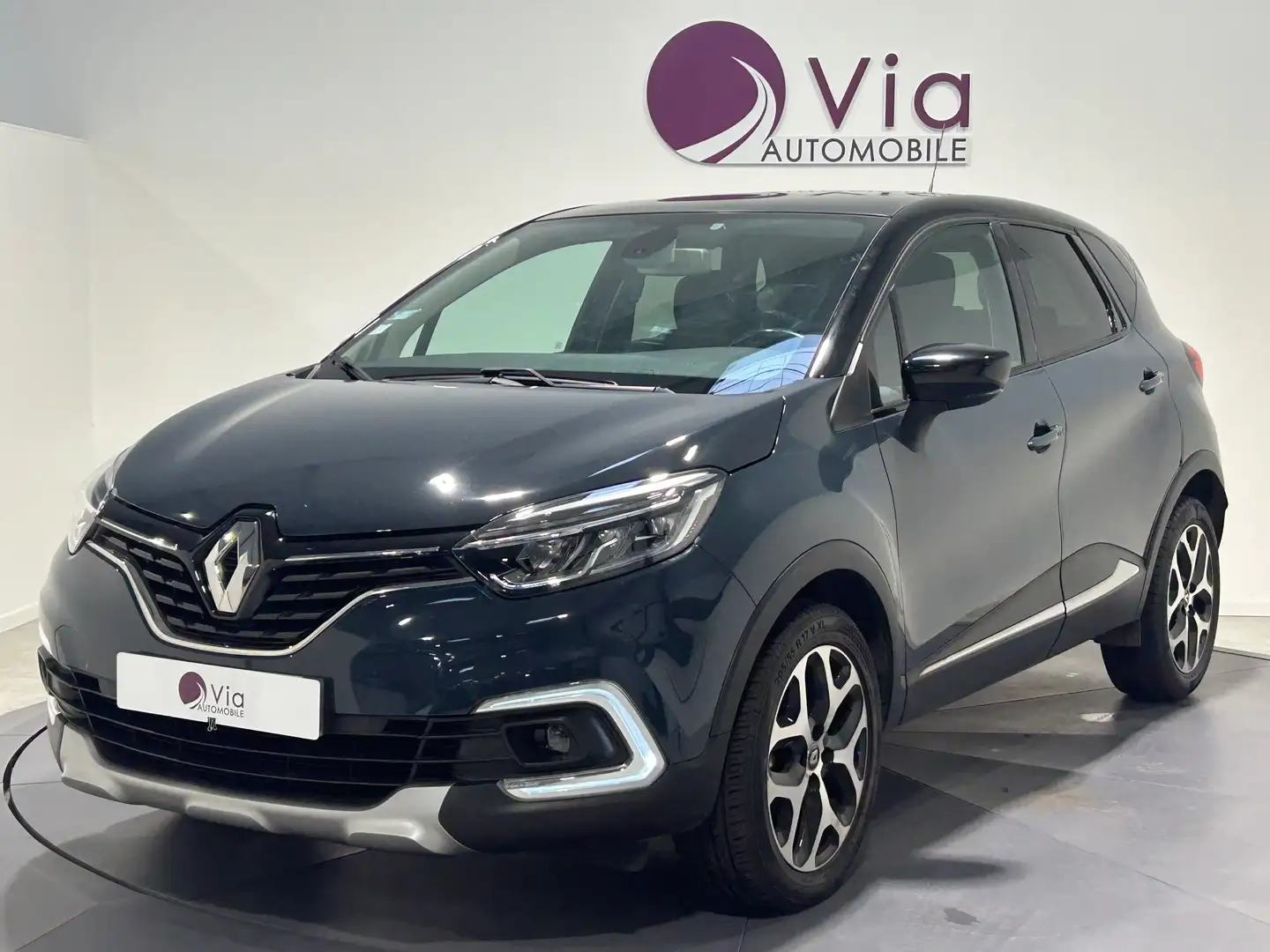 Renault Captur TCe 90 Energy Intens TOIT PANORAMIQUE Bleu - 1