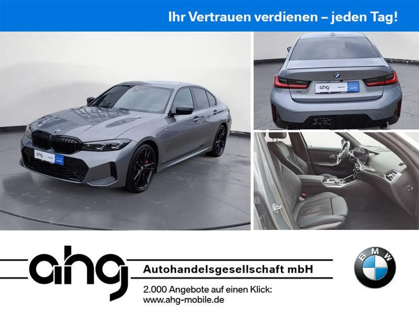 BMW 330 i Automatic Navi Bluetooth PDC MP3 Schn. Head Grau - 1