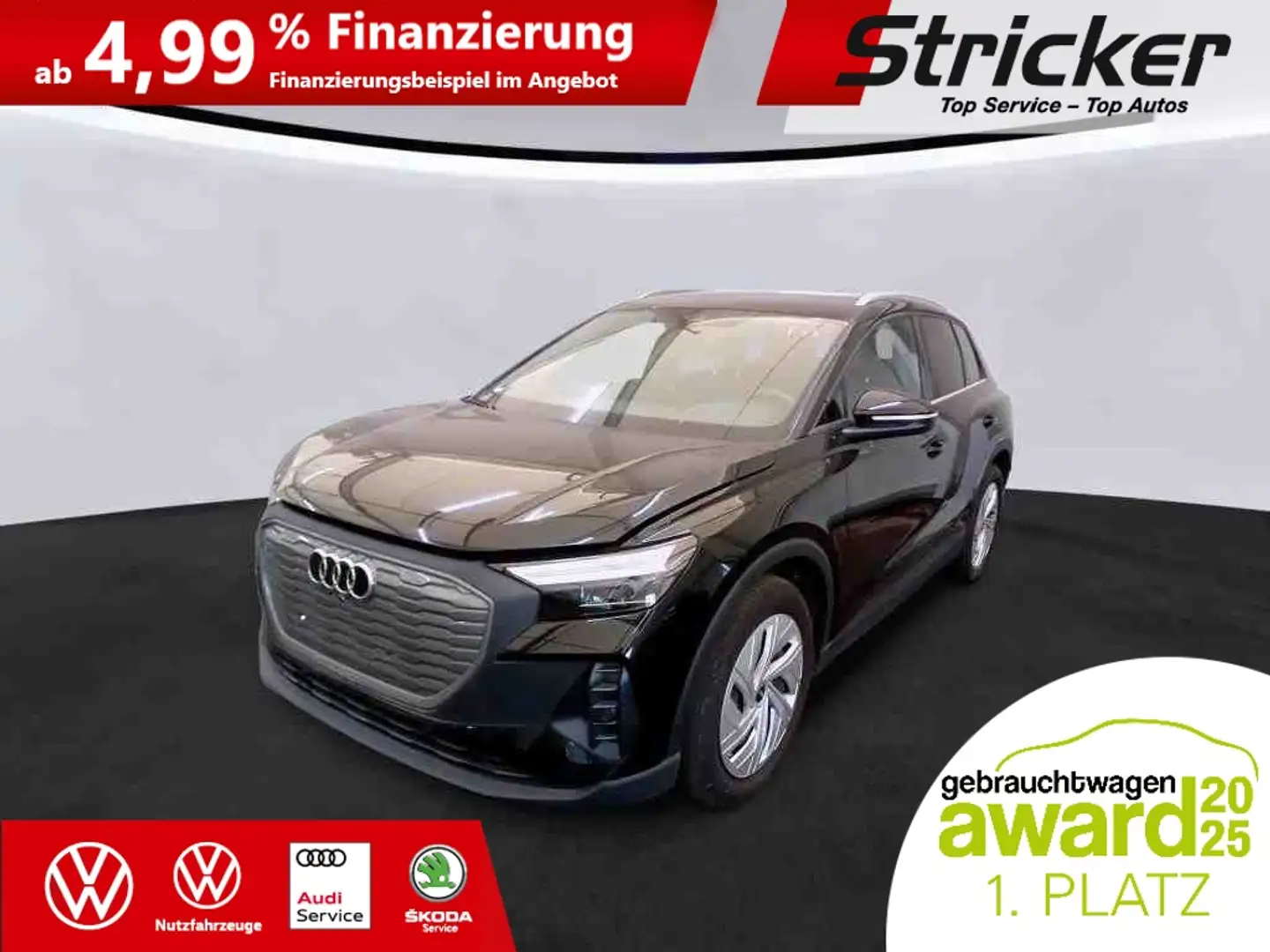 Audi Q4 e-tron 125/52 273,-ohne Anzahlung Navi Einparkhilfe Schwarz - 2