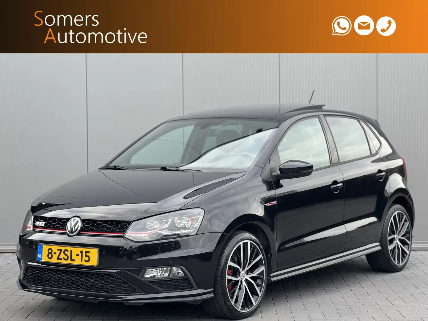 Volkswagen Polo GTI 1.8 TSI DSG | Panorama | Full LED | Camera | NL Au Zwart - 1