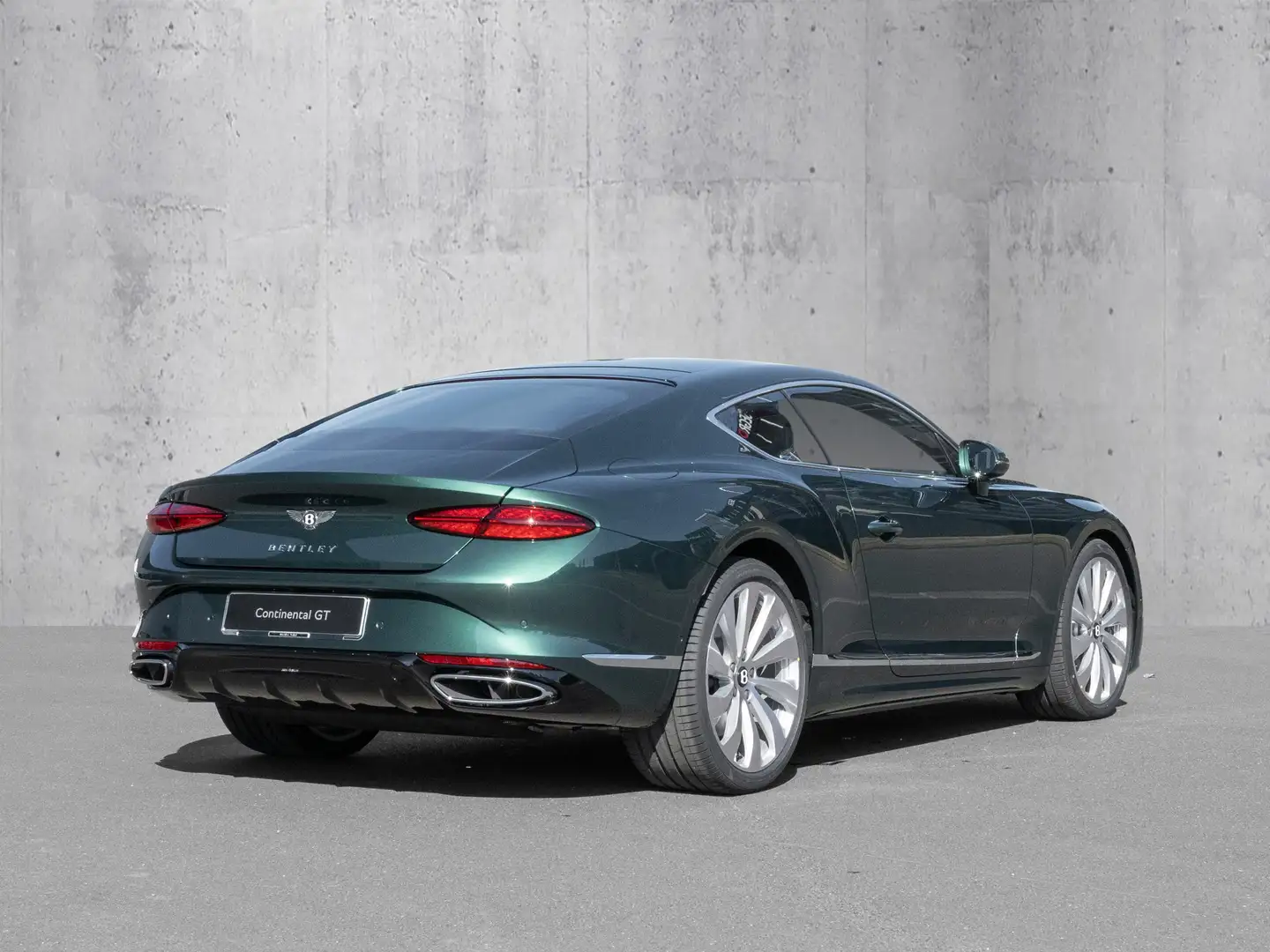 Bentley Continental GT Jewel Fuel & Oil Filler Caps, Chrome Pinstripe Grün - 2