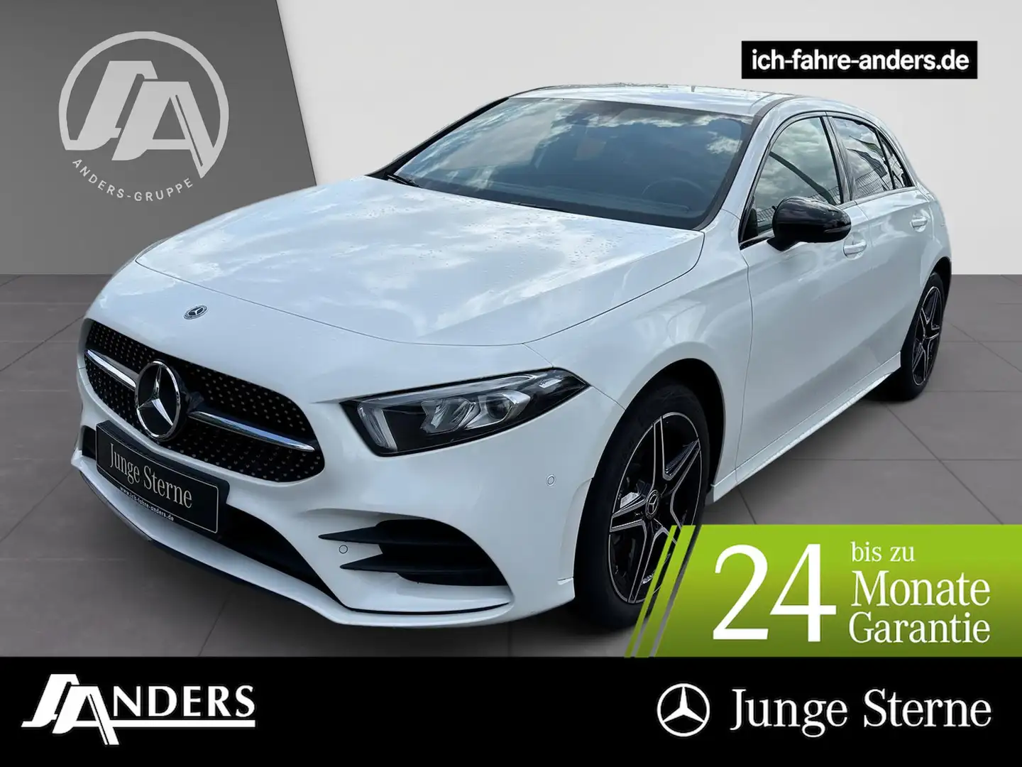 Mercedes-Benz A 250 e AMG+MBUX+Night+SHZ+LED+PDC+Kamera+Apple Blanc - 1
