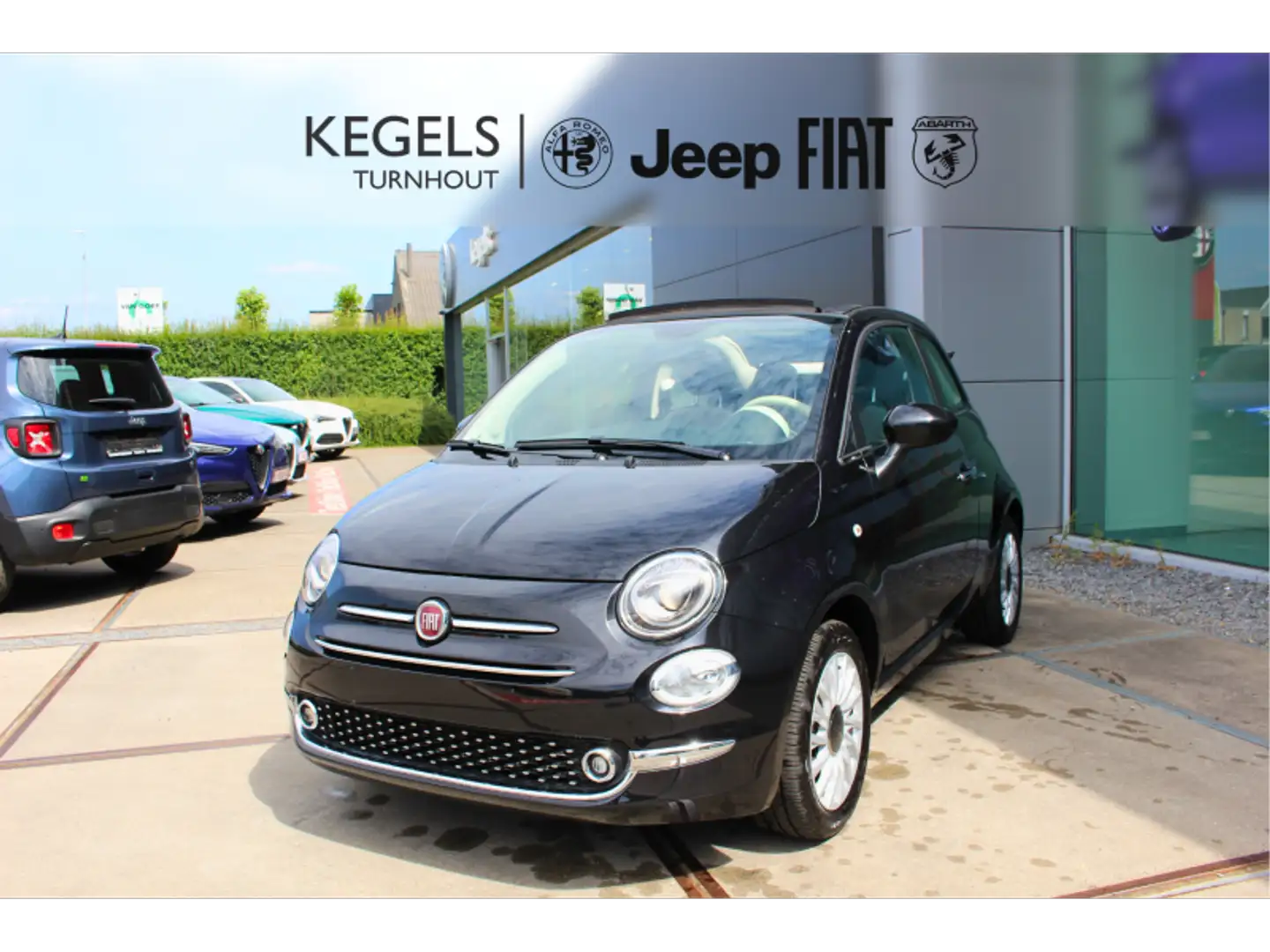 Fiat 500C Dolce Vita Hybrid Noir - 1