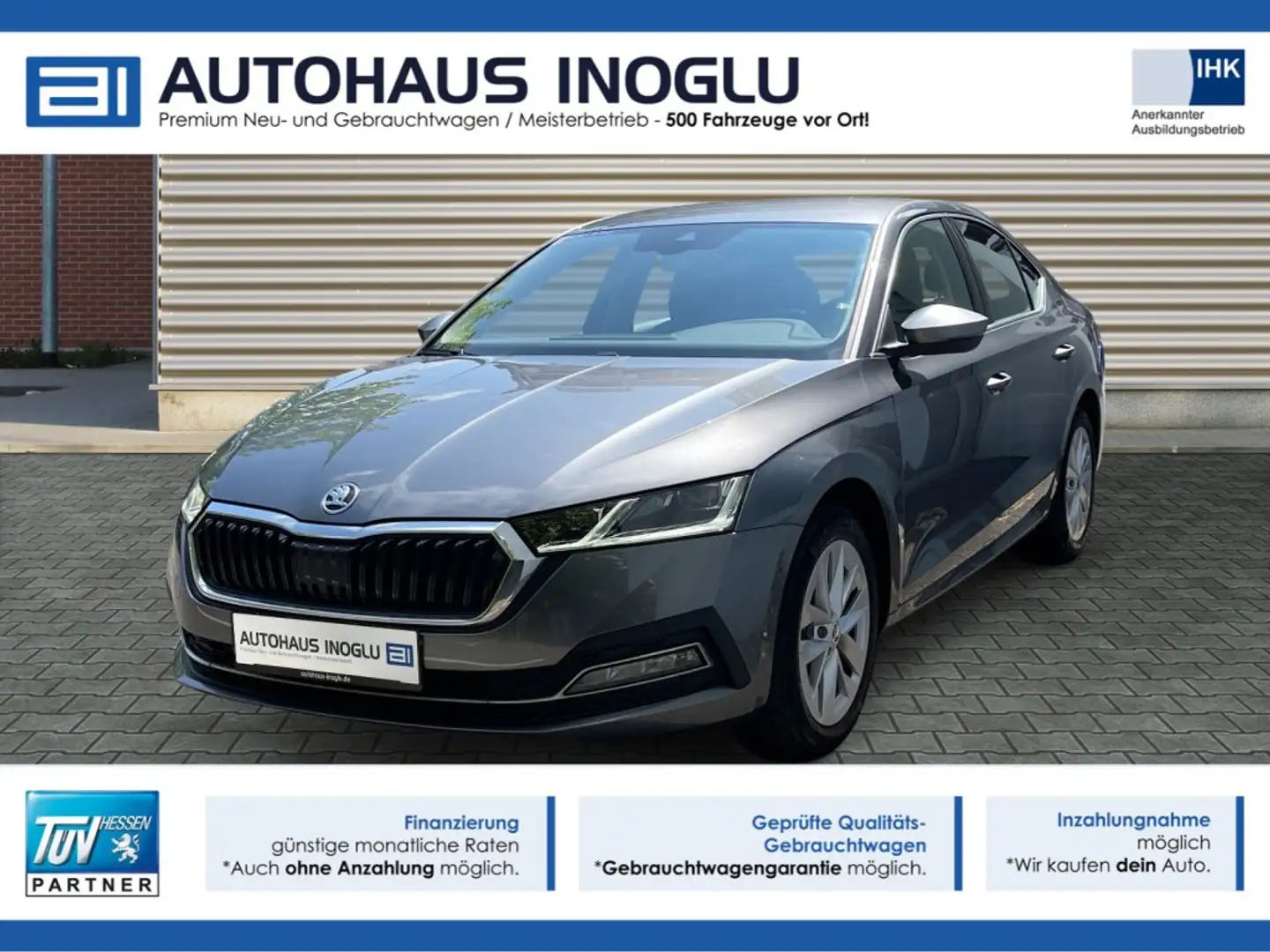 Skoda Octavia 1.5 TSI Style DSG Navi+Lenk SHZ+R-Kam+AHK+ Szürke - 1