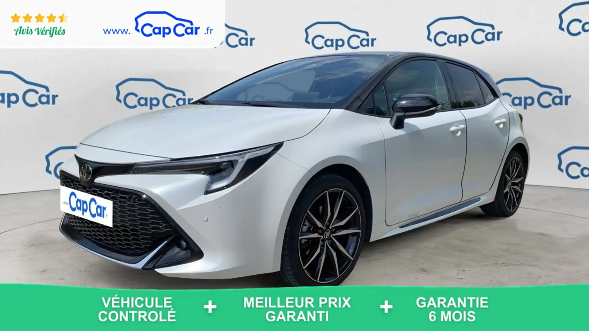 Toyota Corolla 1.8 VVT-i 140 Hybrid CVT GR Sport - Entretien cons Blanc - 1