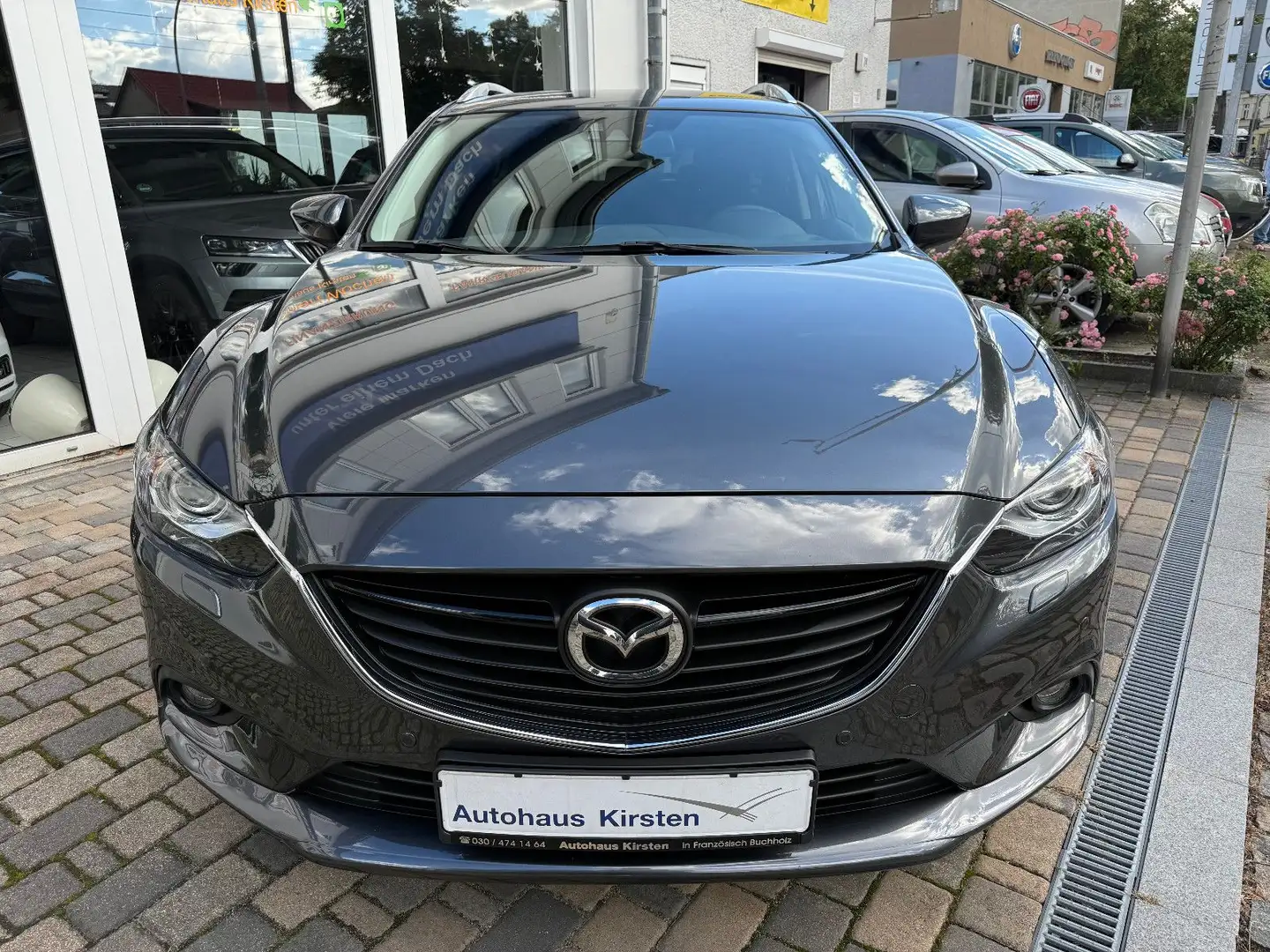 Mazda 6 Kombi Sports-Line AHK/SHZ/PDC/NAVI/GARANTIE Grau - 2