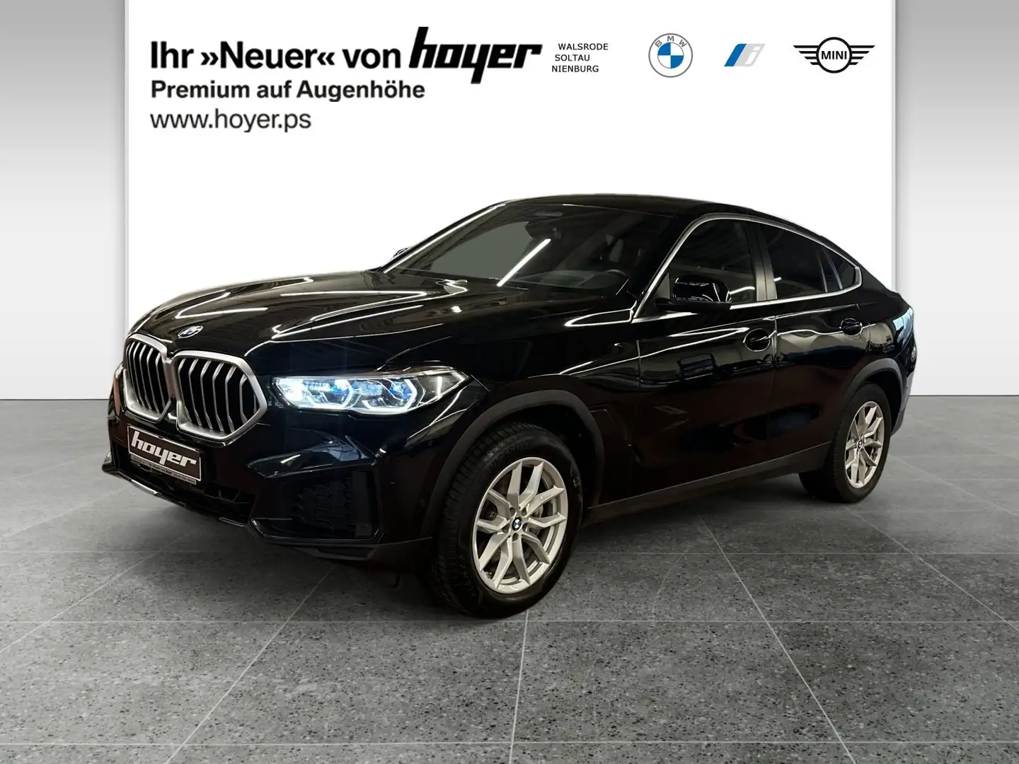 BMW X6 xDrive30d Head-Up DAB LED WLAN Pano.Dach Shz Schwarz - 1