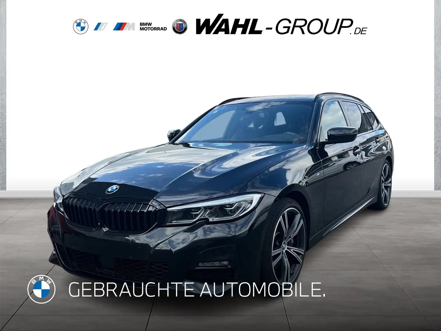 BMW 330 d xDrive Touring M Sport AHK Panorama StandhzgHead Schwarz - 1