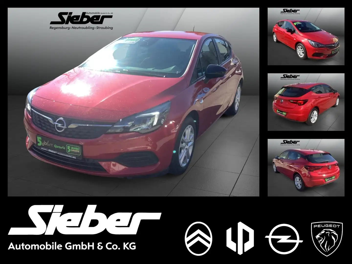 Opel Astra K 1.2 Turbo Edition *Sitzheizung*PDC* Rot - 1