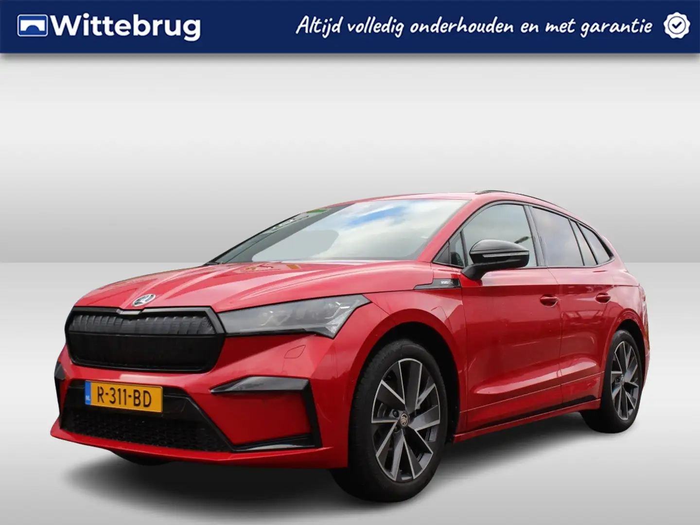 Skoda Enyaq iV 60 Sportline 58 kWh Elektrische achterklep | Ad Rood - 1
