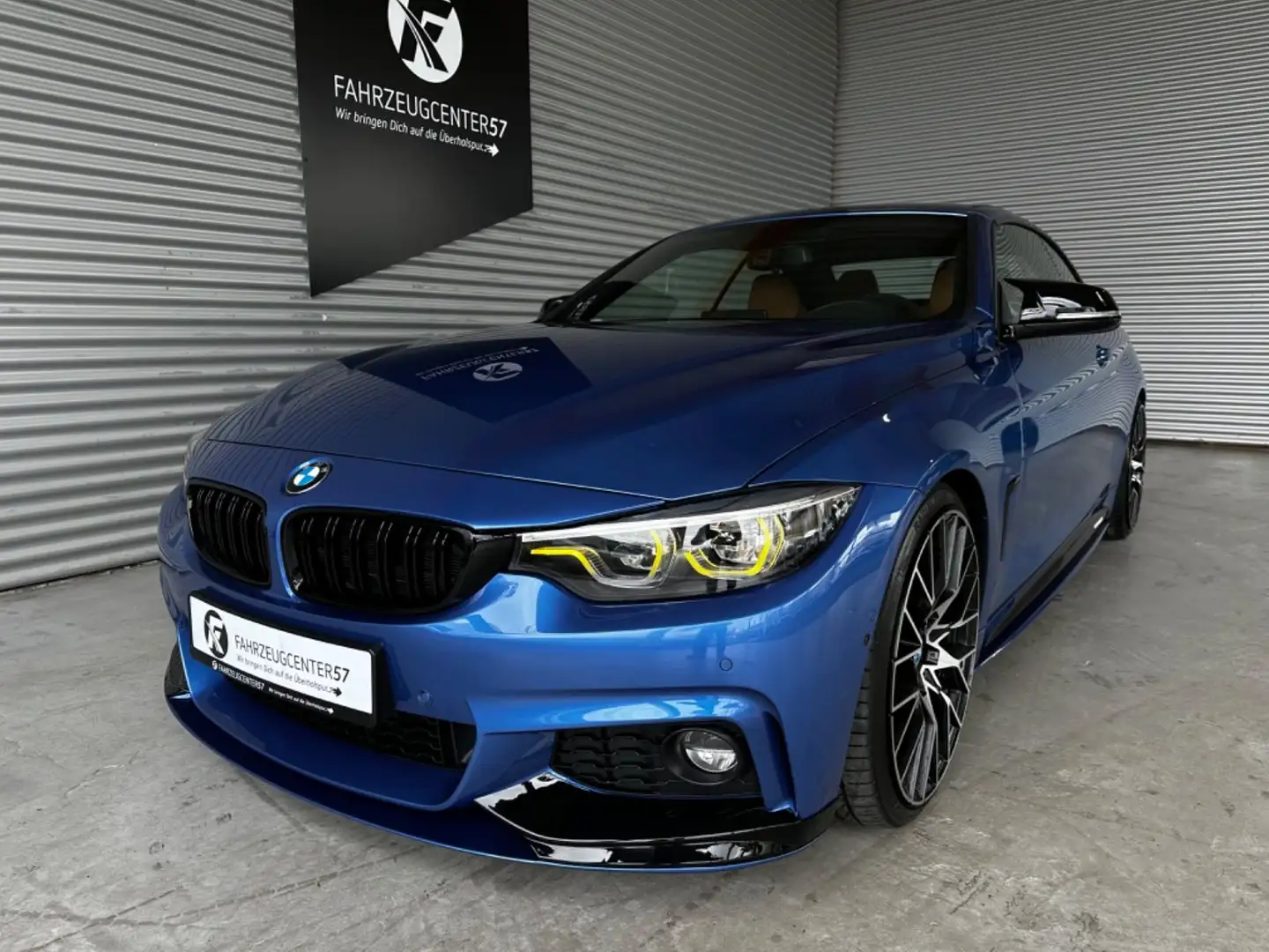 BMW 440 i xDrive Cabrio M Sport/H&K/HUD/CARPLAY/360° Albastru - 2