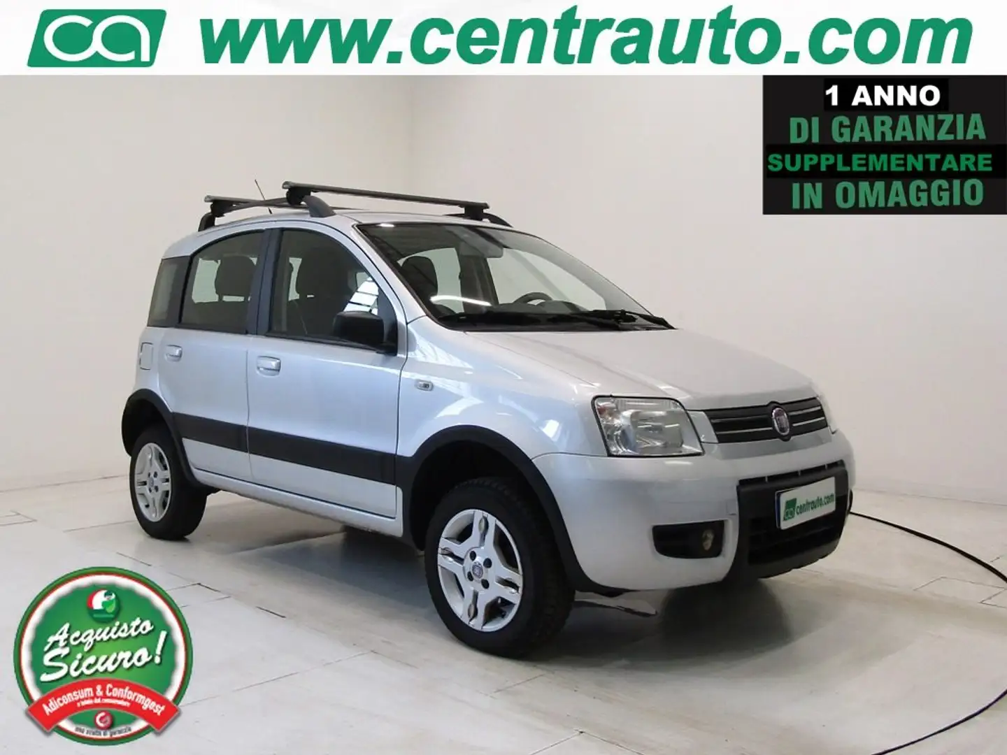 Fiat Panda 1.3 MJT 4X4 Manuale *5 POSTI *OK NEOPATENTATI* Argento - 1
