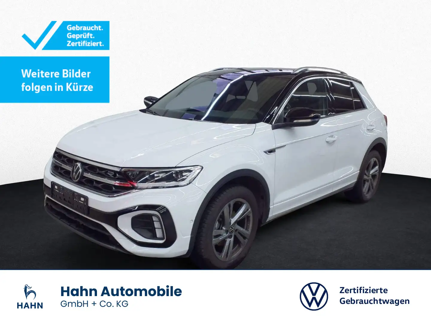 Volkswagen T-Roc 1.5TSI DSG R-Line ACC AHK Cam LED+ Navi Weiß - 1