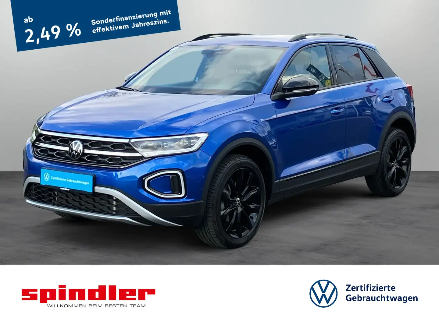 Volkswagen T-Roc Style 1.5 TSI DSG / IQ.Drive, Standh, AHK Blau - 1