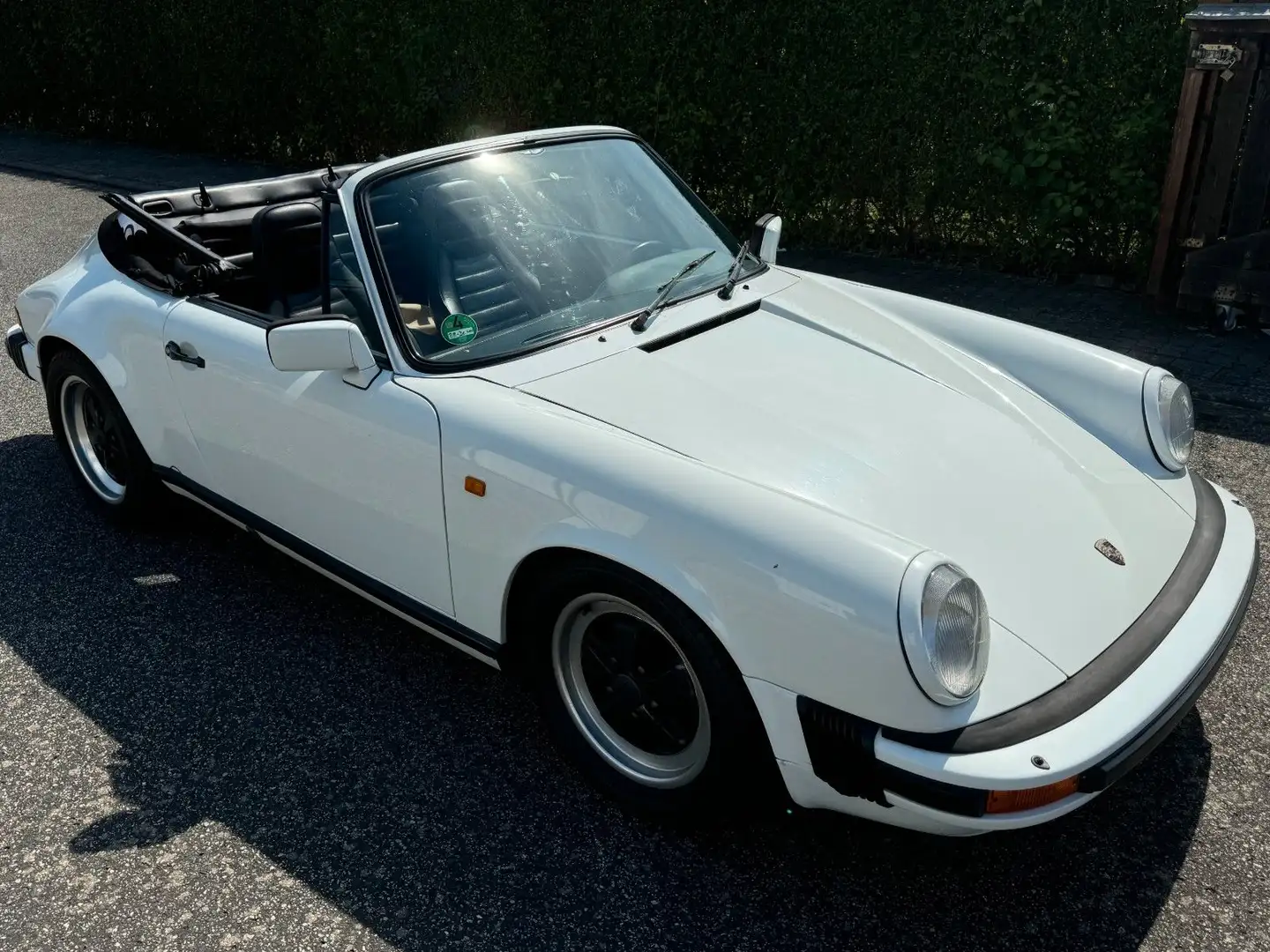 Porsche 911 SC Cabrio*deutsches Auto*!!! Blanc - 1