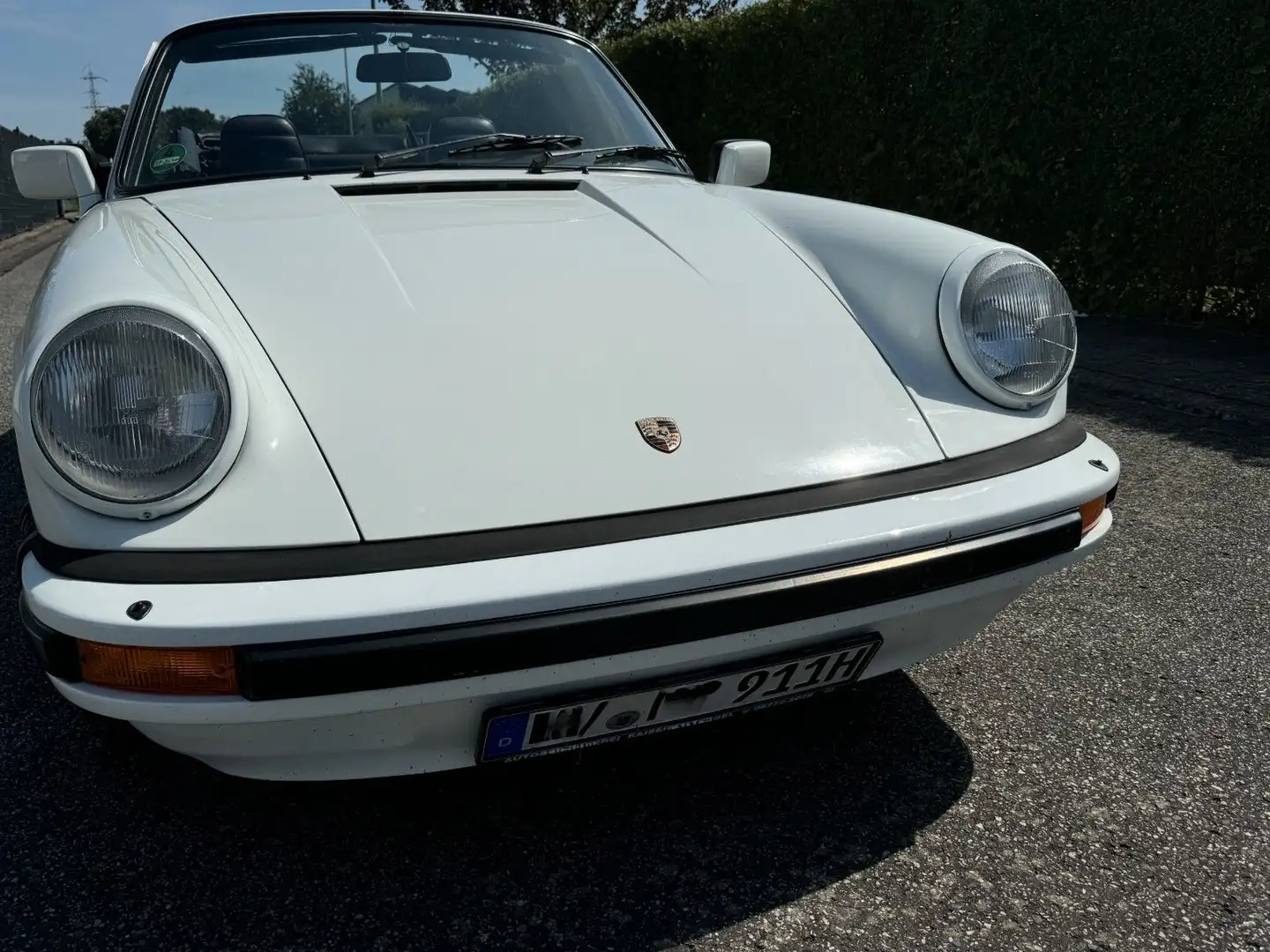 Porsche 911 SC Cabrio*deutsches Auto*!!! Blanc - 2