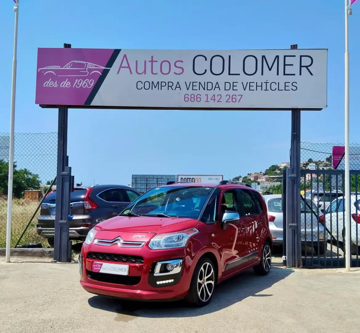 Citroen C3 Picasso 1.6HDi Collection 90 Rojo - 2