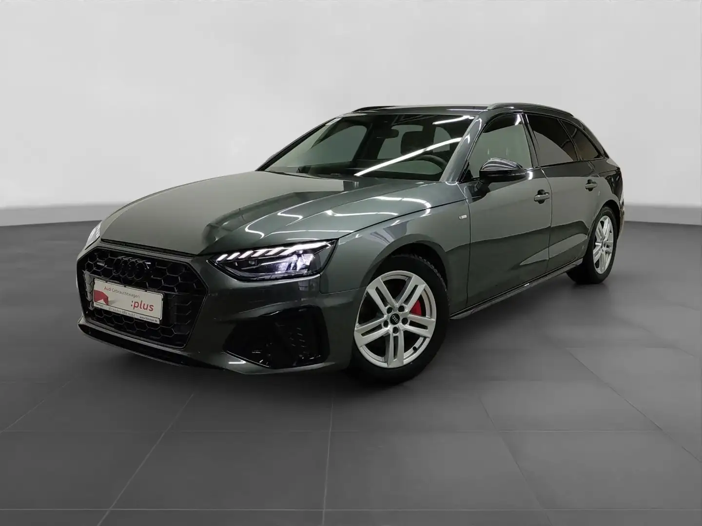 Audi A4 40 TFSI Q 2x S LINE MARIX AHK LM19 KAME Grau - 2