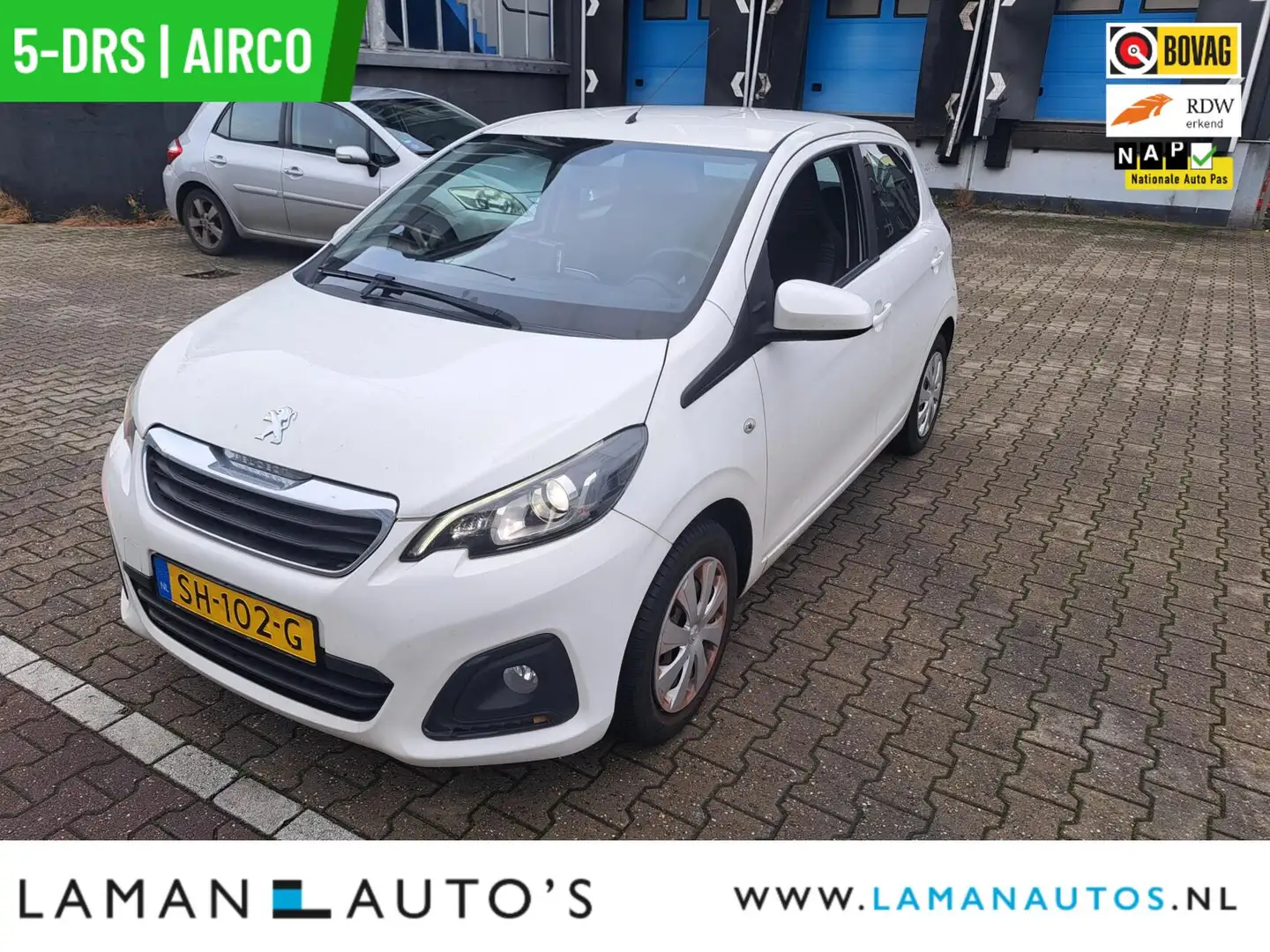 Peugeot 108 5-drs 1.0 e-VTi Active Premium | Airco Audio Stuur Blanc - 1
