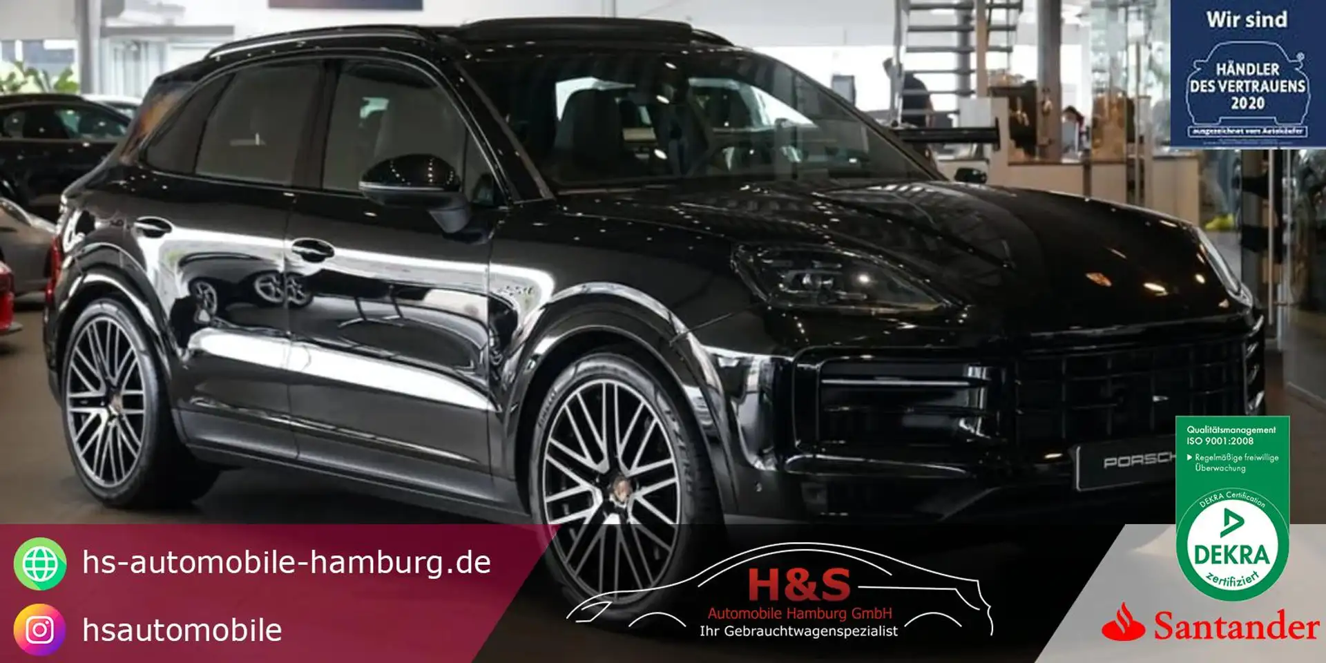 Porsche Cayenne E-Hybrid Schwarz - 1