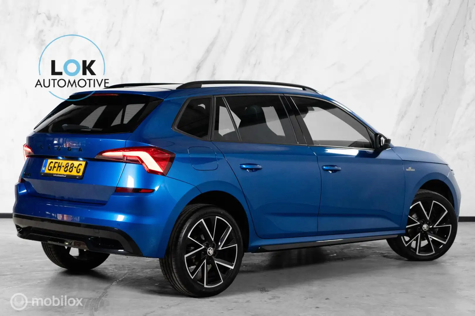 Skoda Kamiq 1.5 TSI Monte Carlo PANO|LED|CAMERA|TRKHK|CARPLAY Blau - 2