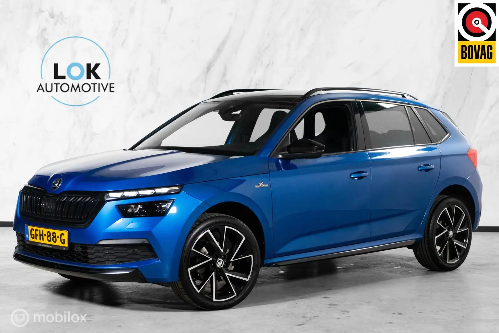 Skoda Kamiq 1.5 TSI Monte Carlo PANO|LED|CAMERA|TRKHK|CARPLAY Blau - 1