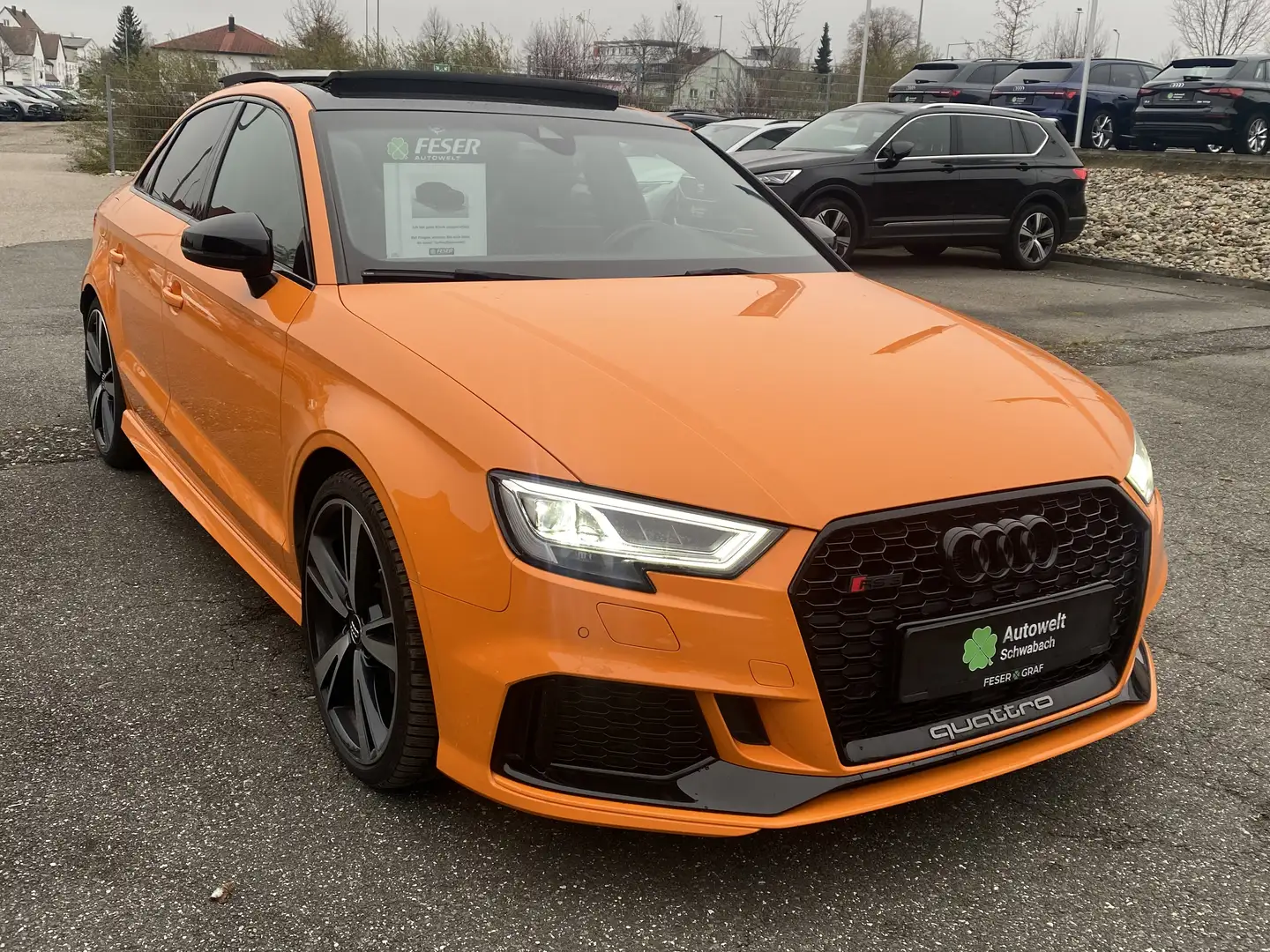Audi RS3 2.5 TFSI Str. qu. MATRIX KAM PANO Orange - 2
