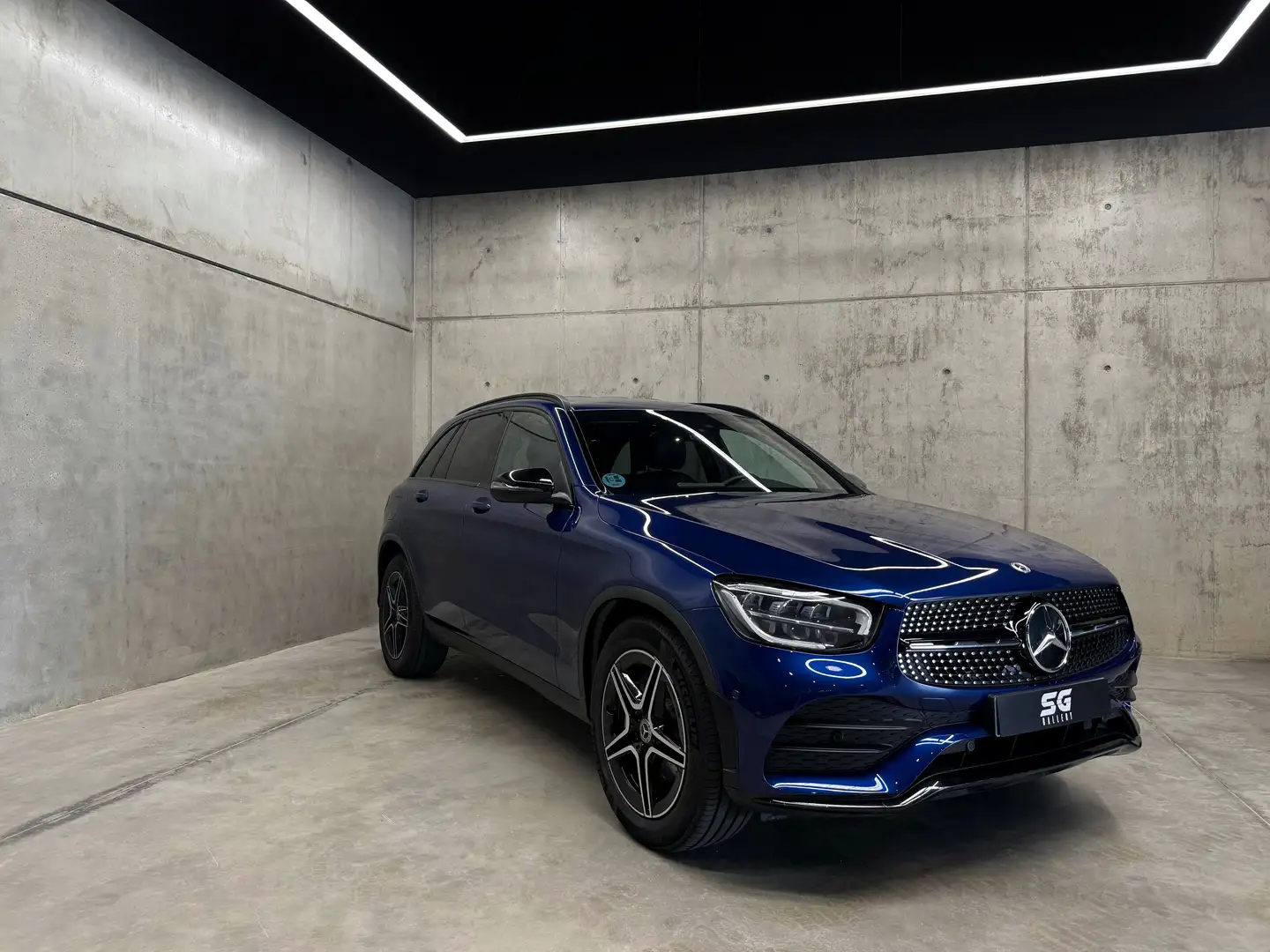 Mercedes-Benz GLC 200 200d 4Matic 9G-Tronic Azul - 1