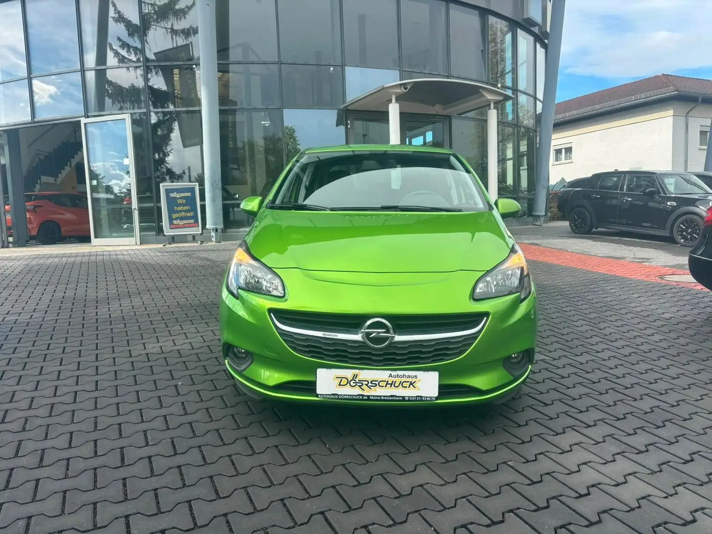Opel Corsa E Drive Temp. PDC. Klima. Sitzh. WENIG KM. Zöld - 2