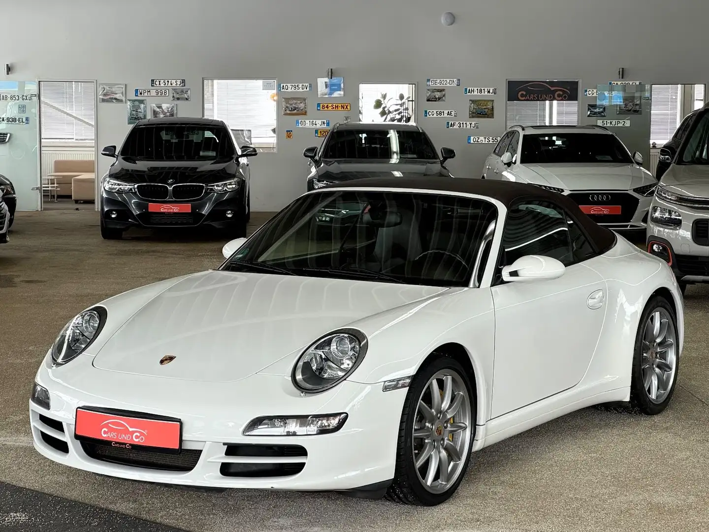 Porsche 997 /911 Carrera 4 S Cabrio DFz *X51*PCCB*SHZ*NAV Blanc - 2