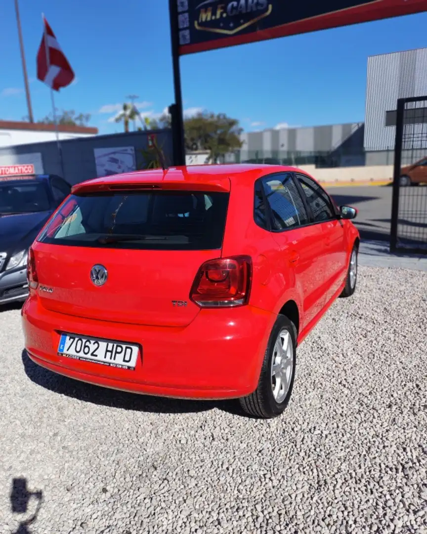 Volkswagen Polo 1.2TDI BlueMotion Rot - 2