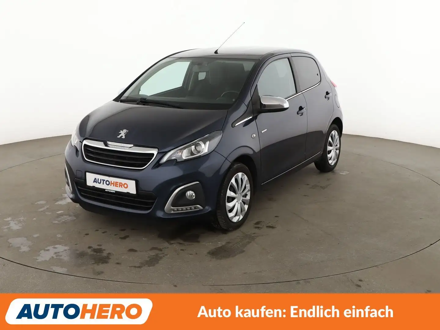 Peugeot 108 1.0 VTi Style*KLIMA*LIMITER*GARANTIE* Blau - 1